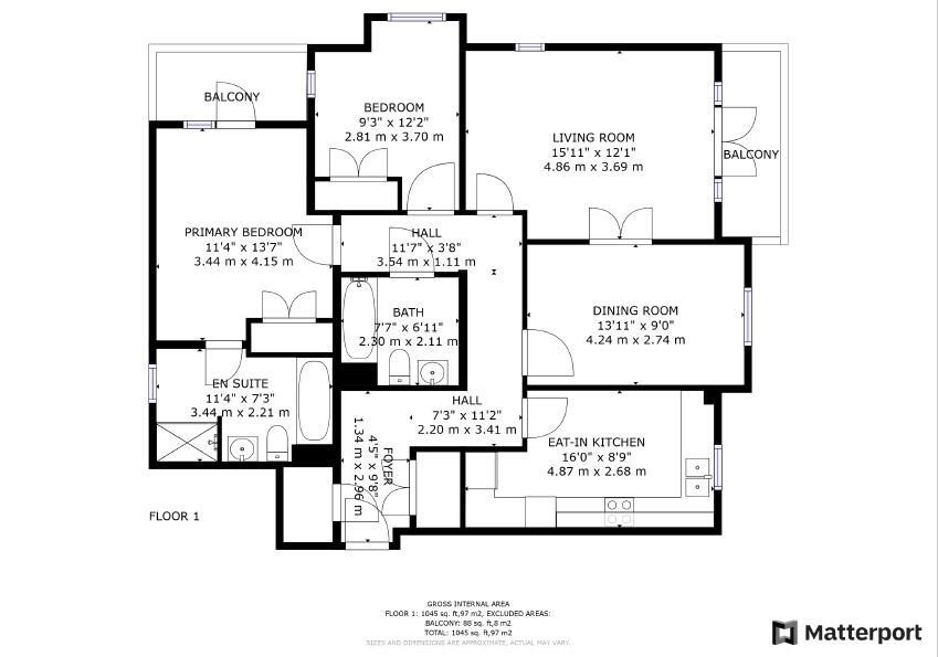 Beechwood, Clifton Road, Ilkley LS29, 2 bedroom flat for sale