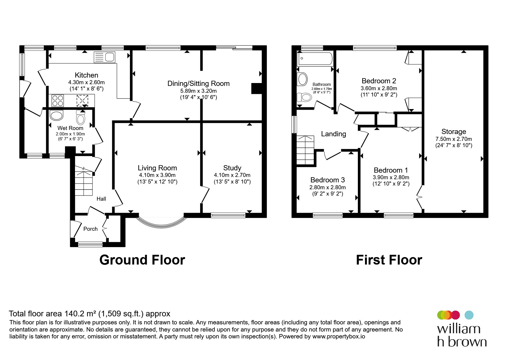 8, Hannant Road, North Walsham floorplan