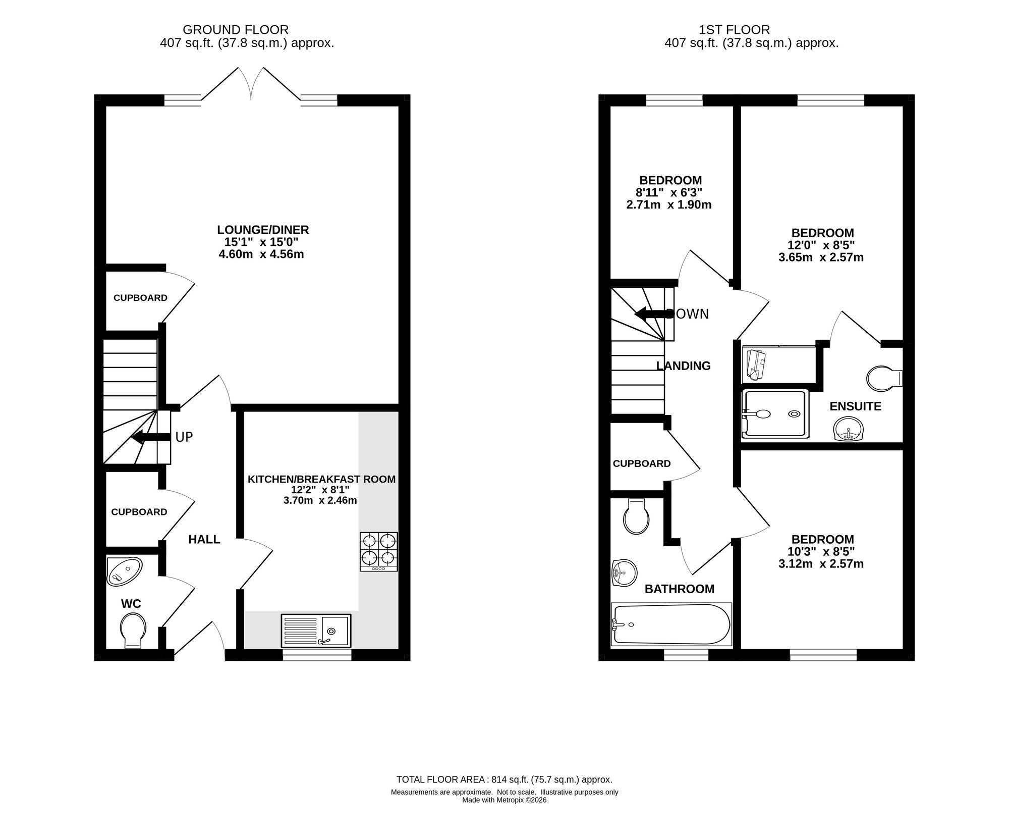 42 Marsh Way, High Peak floorplan