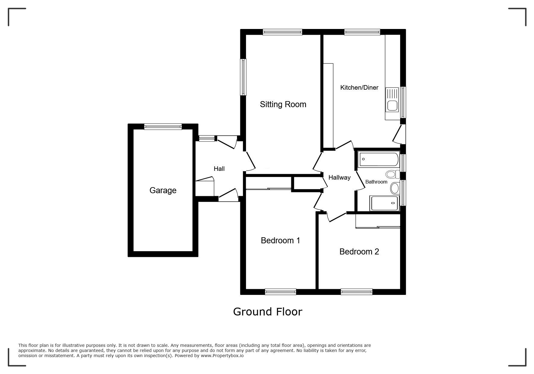 3, Glynn Close, Seaview floorplan