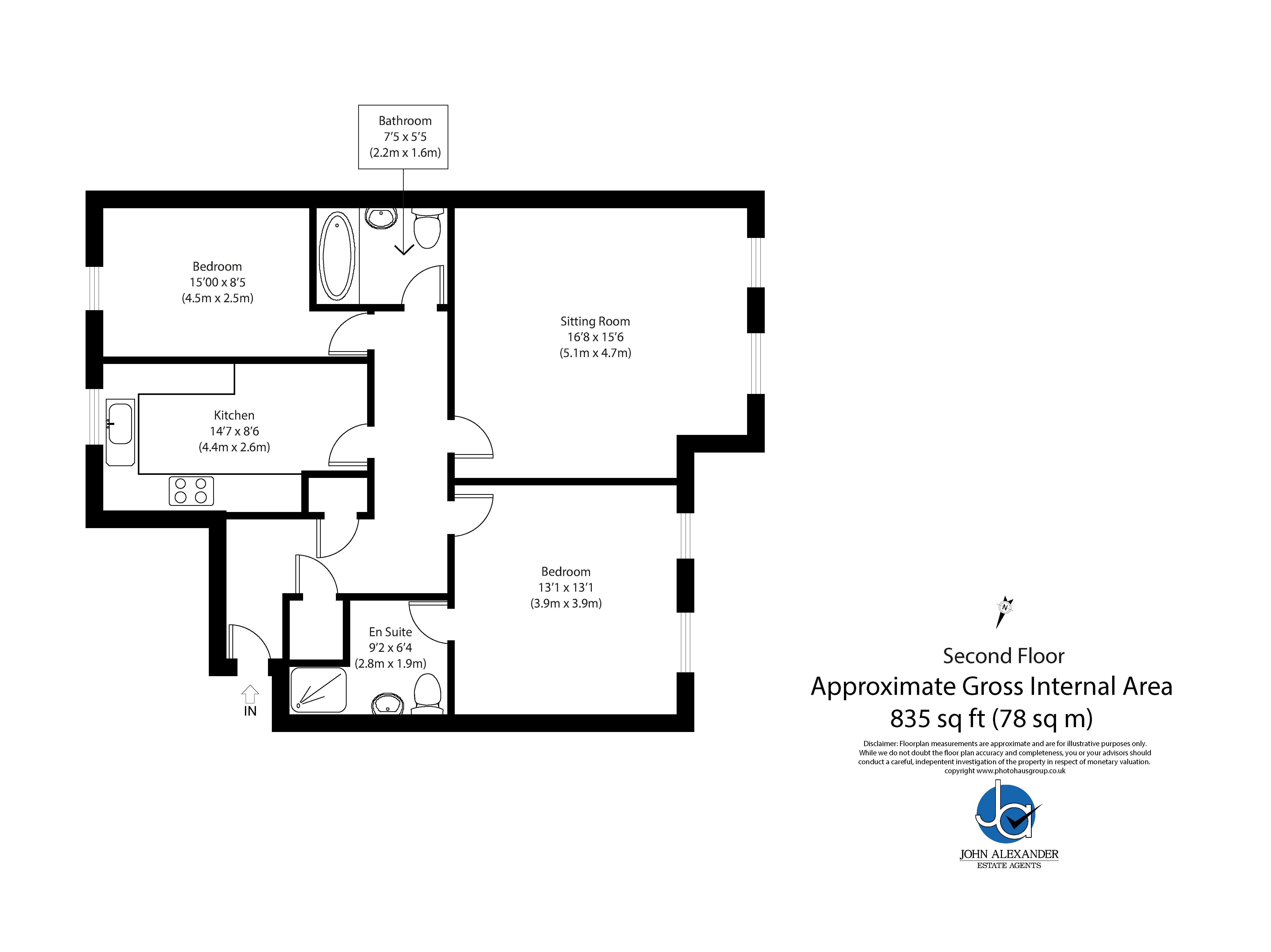 13 Lucas House, Lexden Park, Colchester floorplan