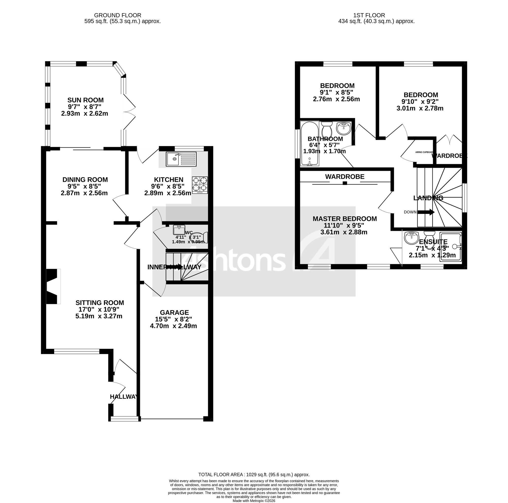 5 Marigold Way, St. Helens floorplan