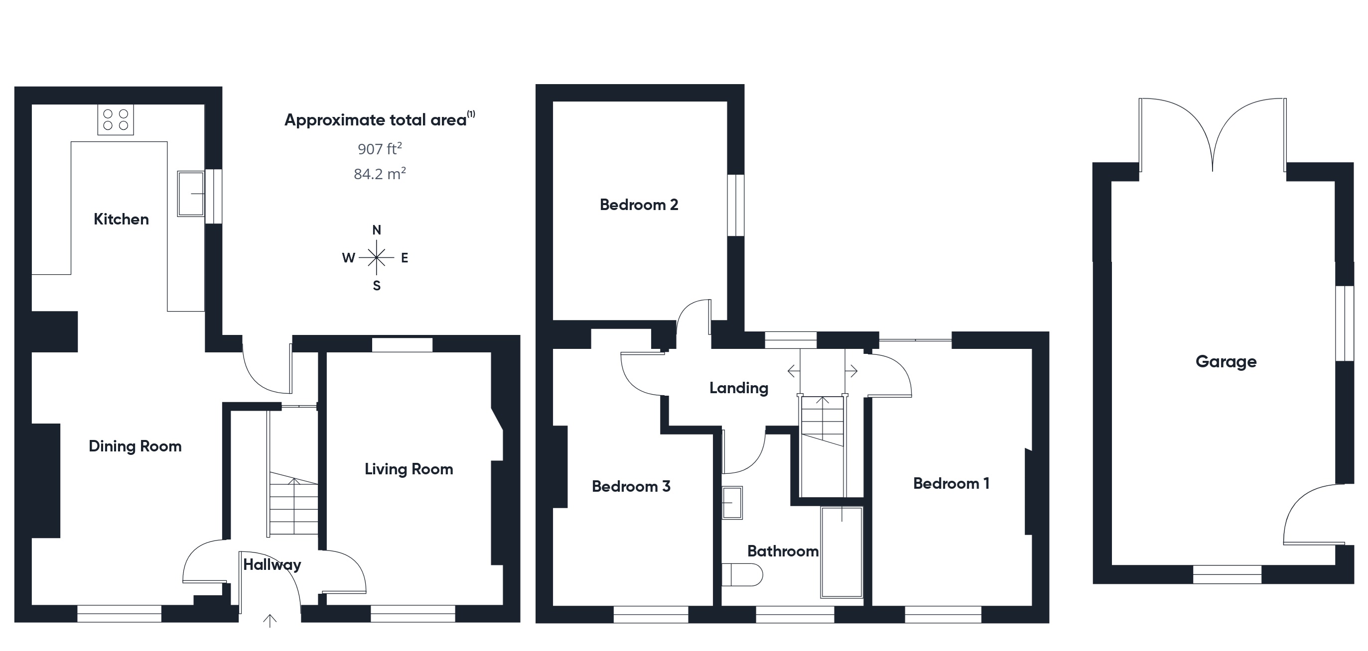 4, Jacques Cottages, Bude floorplan