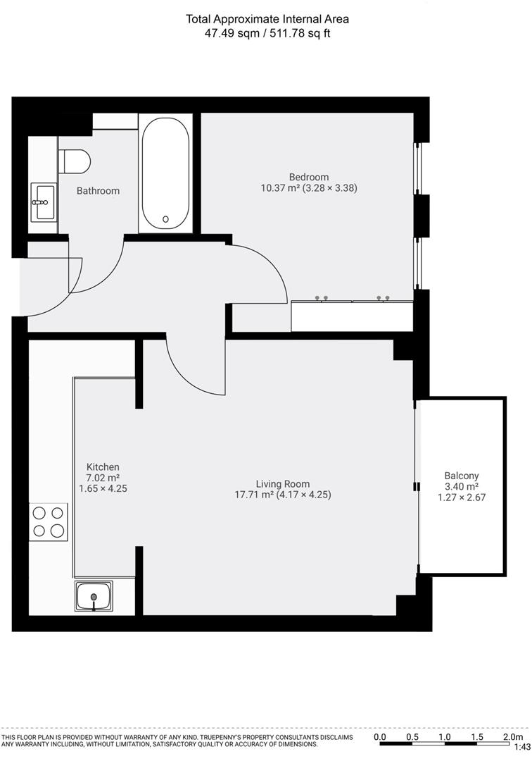 Flat 2408, 3, Pan Peninsula Square, London floorplan