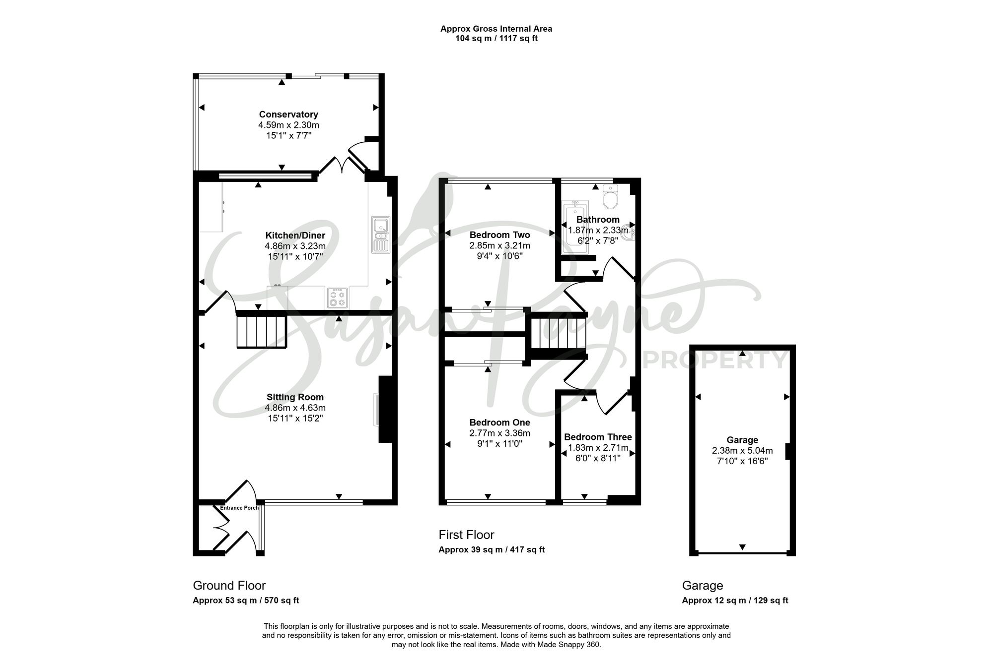 97, Staplers Road, Newport floorplan