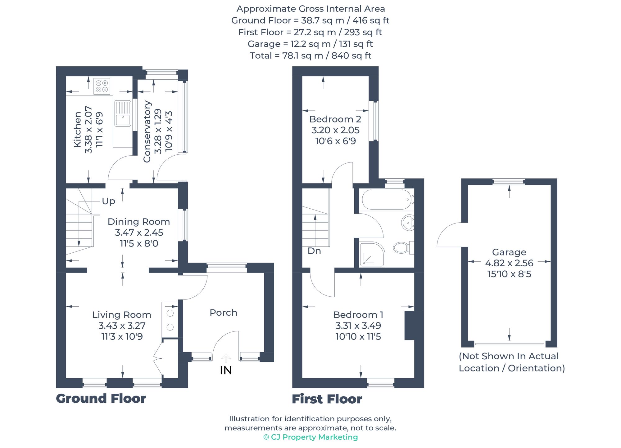 15 North Road, Stevenage floorplan