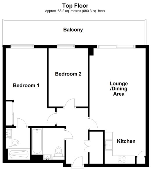 2 Bedrooms Flat for sale in Suez Way, Brighton, East Sussex BN2