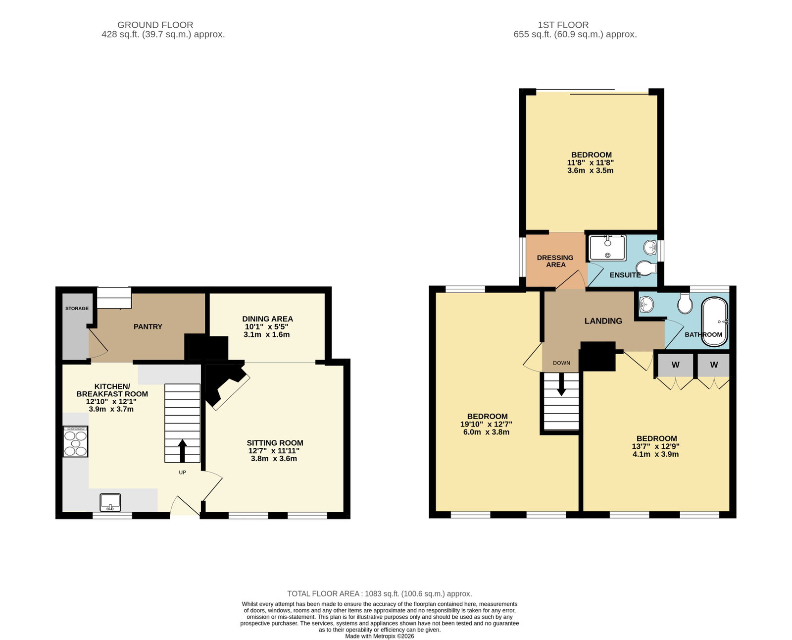 73,Mistletoe Cottage, The Homend, Ledbury floorplan