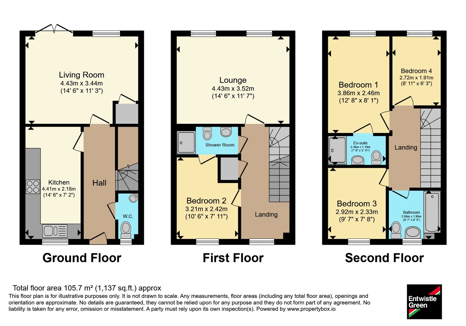 10, Chaffinch Close, Lancashire floorplan