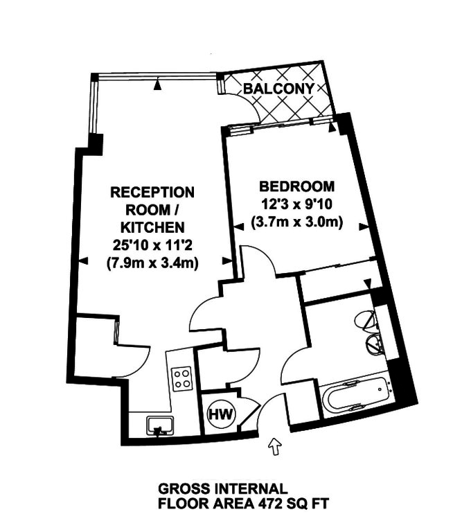 1 Bedrooms Flat to rent in Hepworth Court, Gatliff Road, Grosvenor Waterside SW1W
