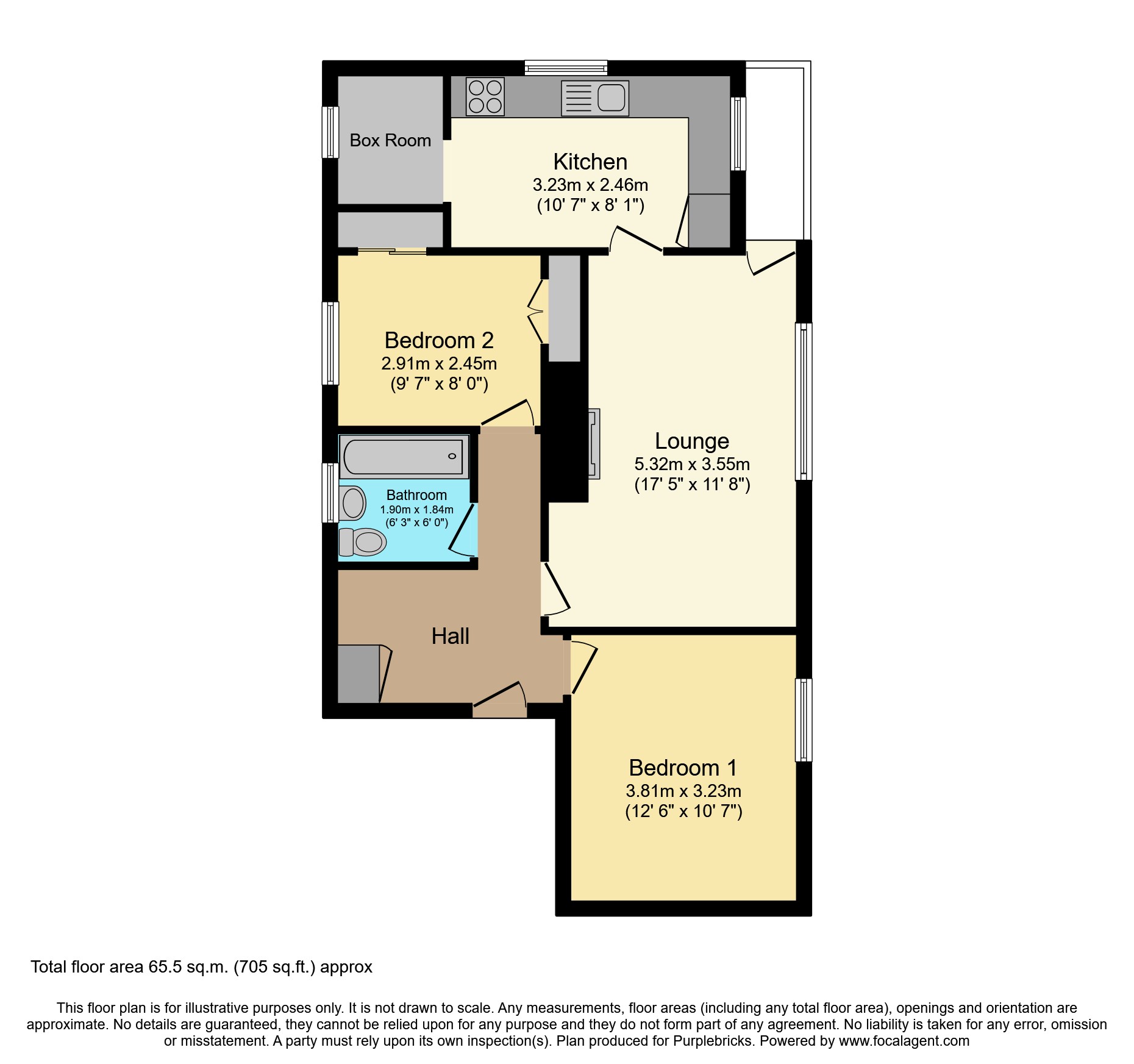 Mayfield Crescent, Loanhead EH20, 2 bedroom flat for sale 63384724