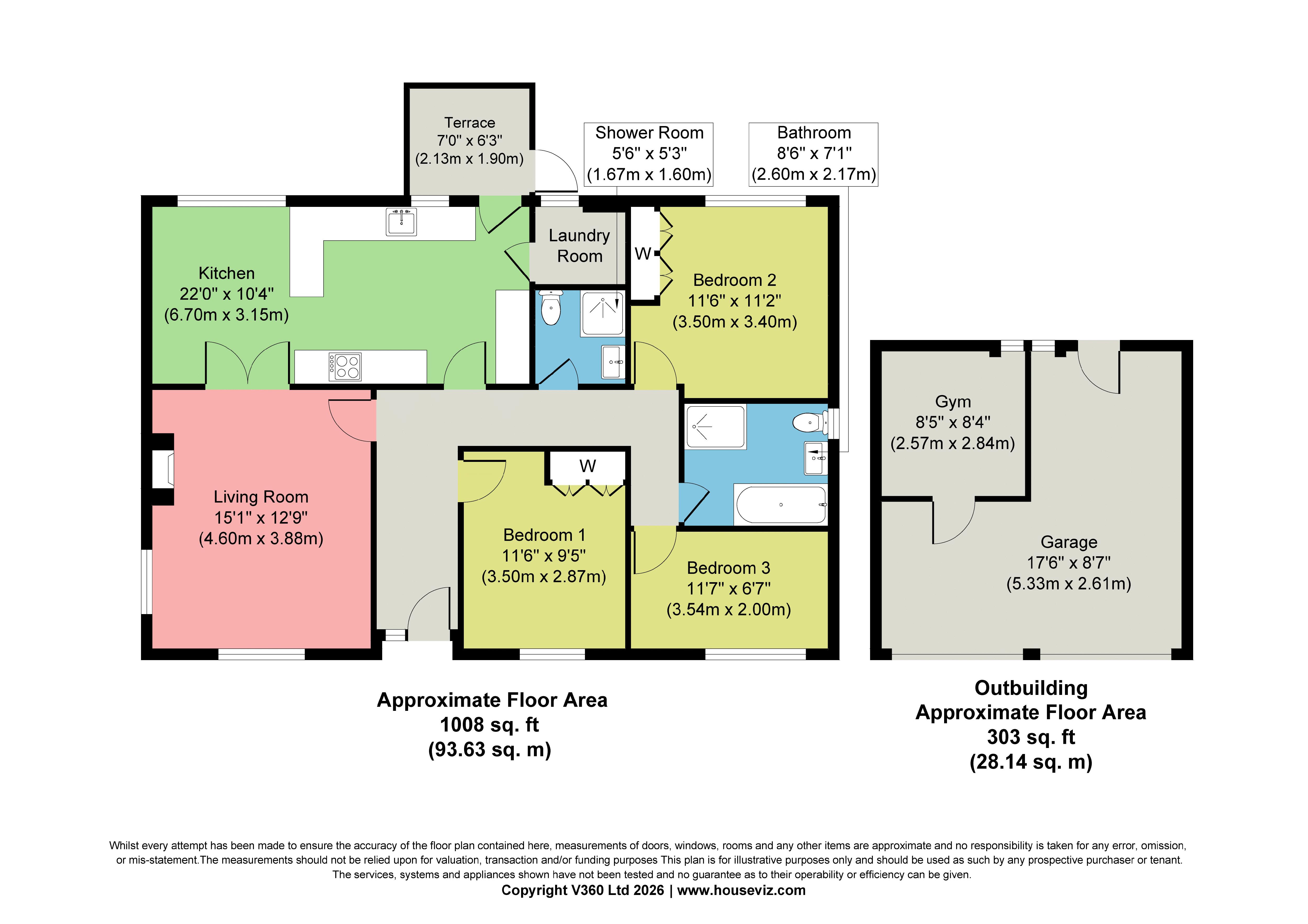 16, Hermitage Way, Whitby floorplan
