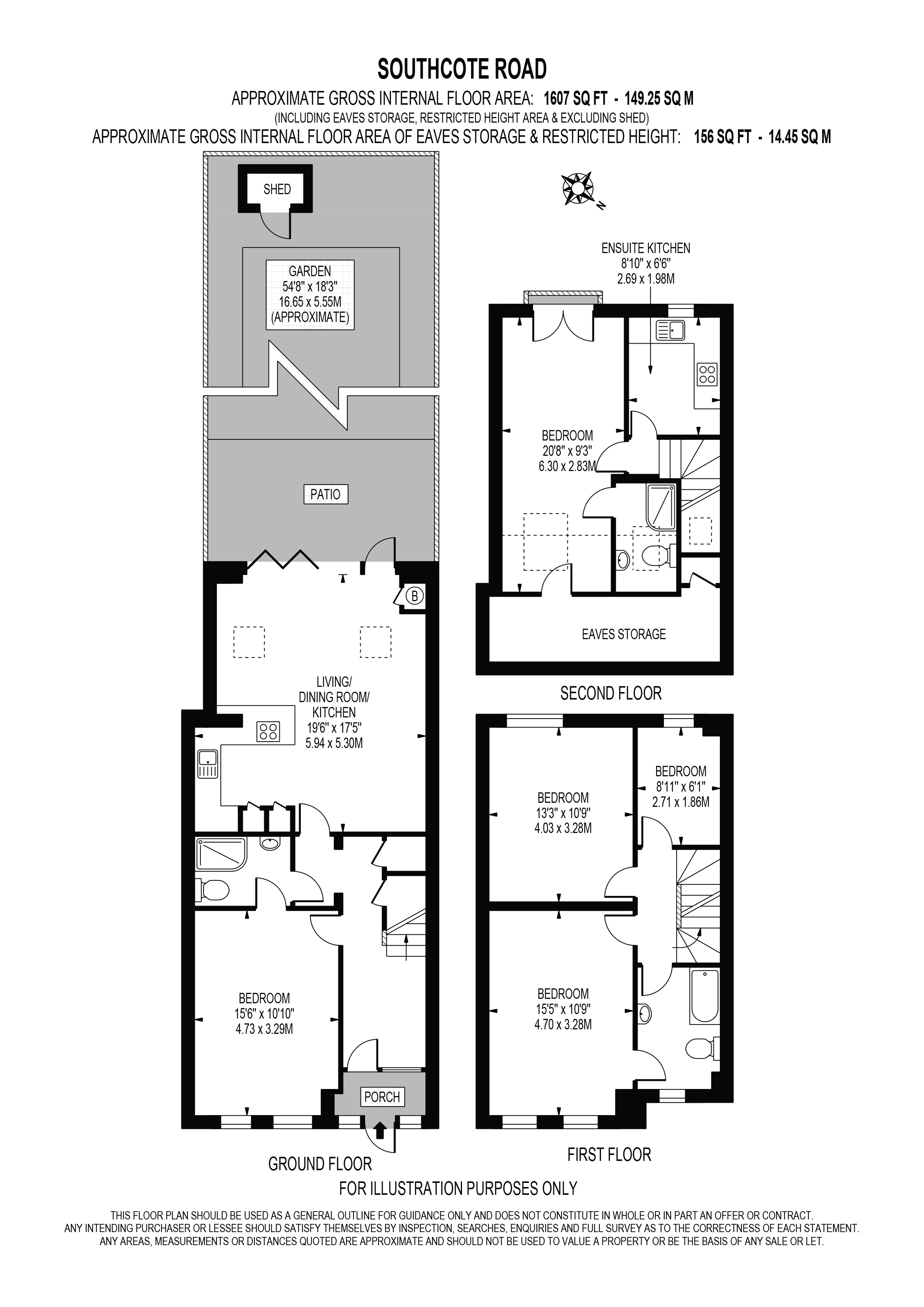 4, Southcote Road, London floorplan