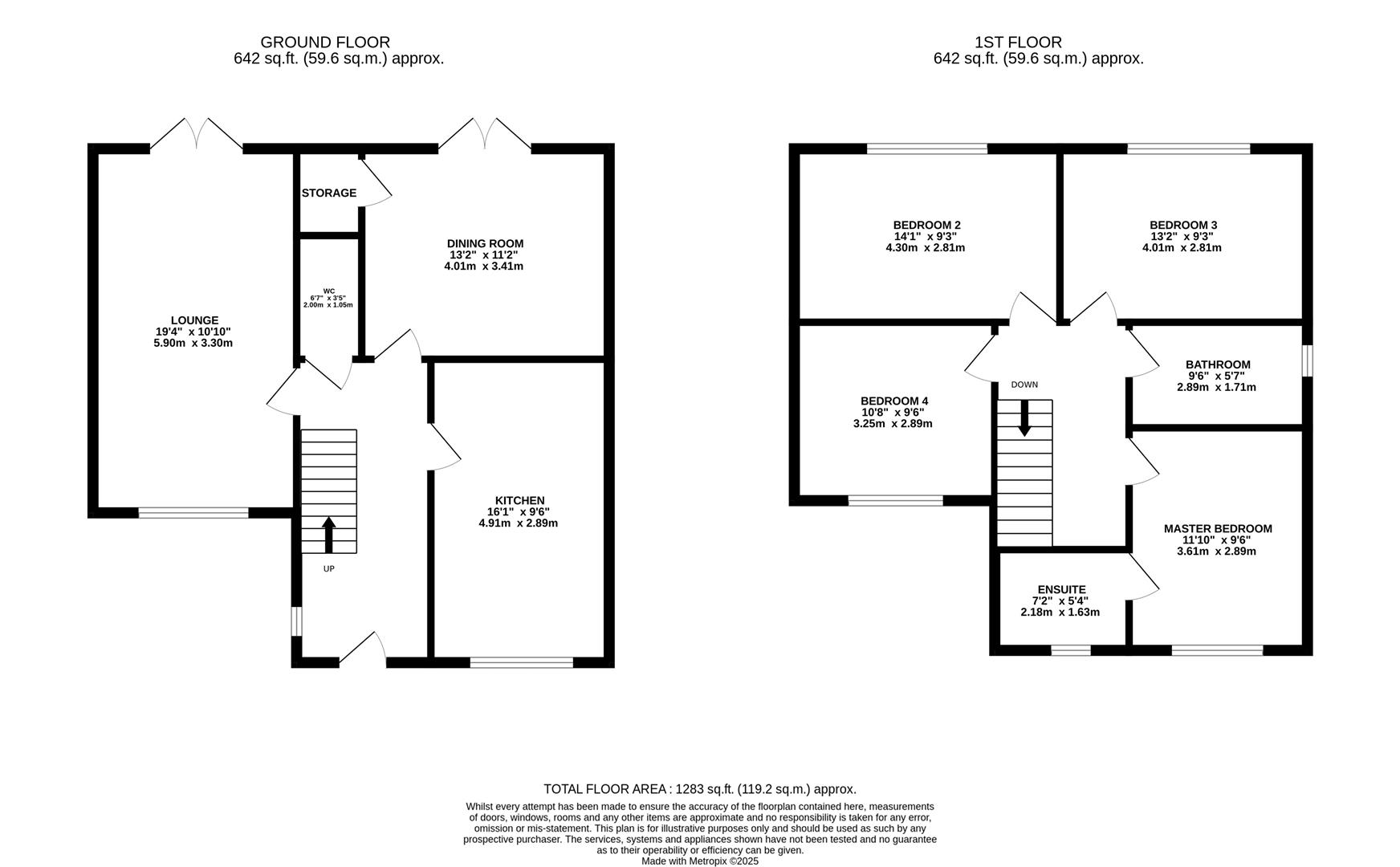2, Swain Drive, Sandbach floorplan