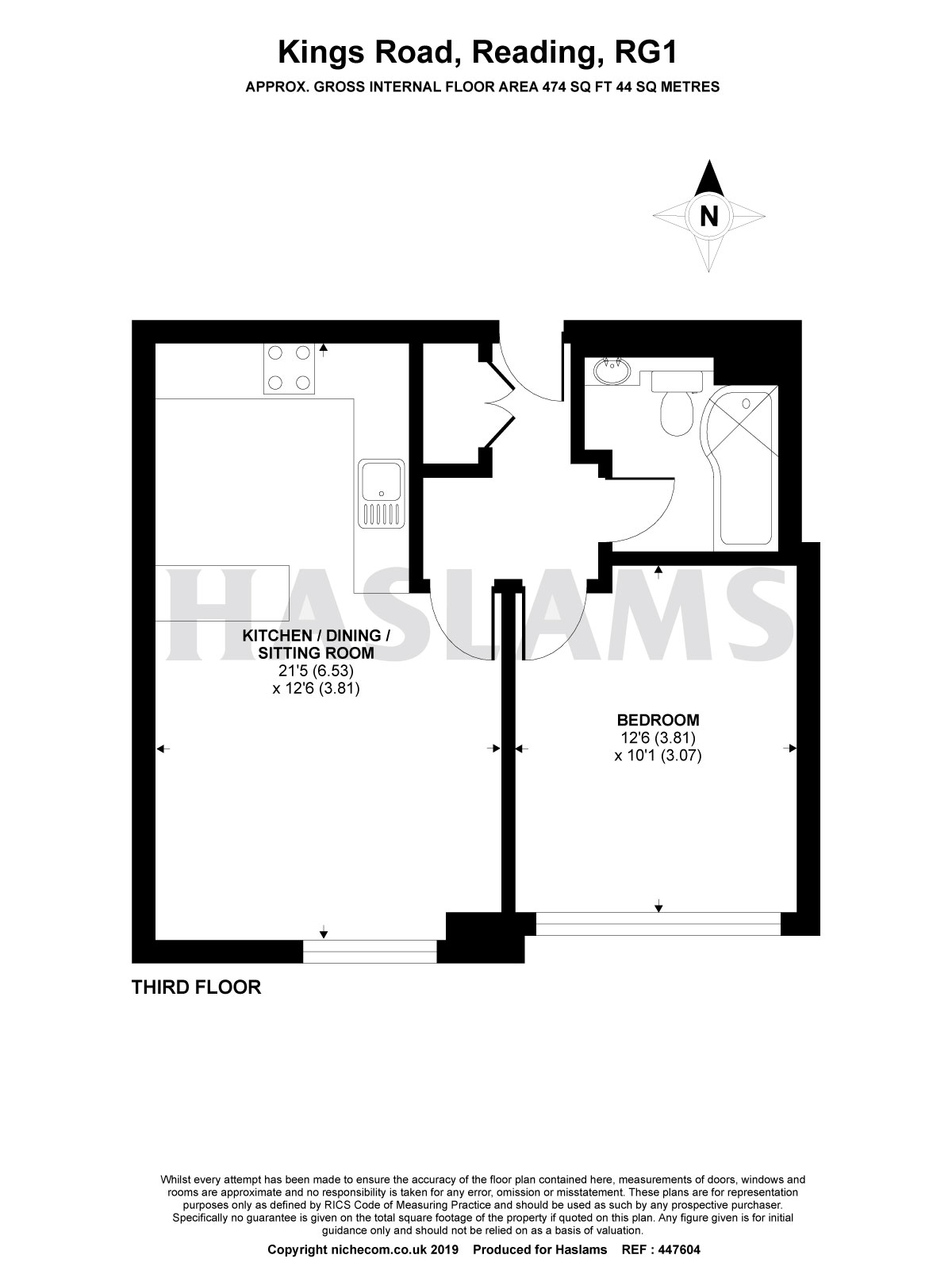 1 Bedrooms Flat for sale in Kings Reach, Reading RG1