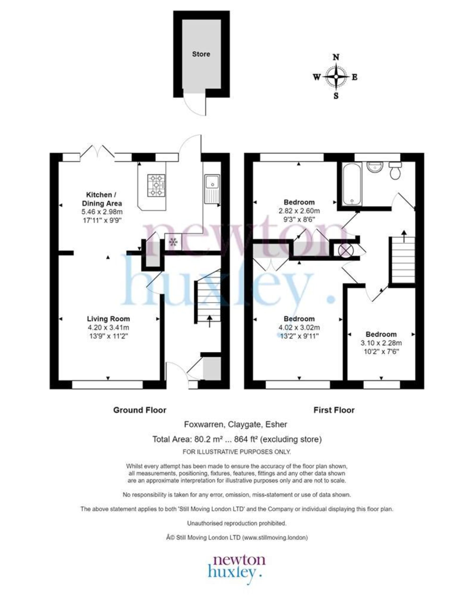 57 Foxwarren, Esher floorplan