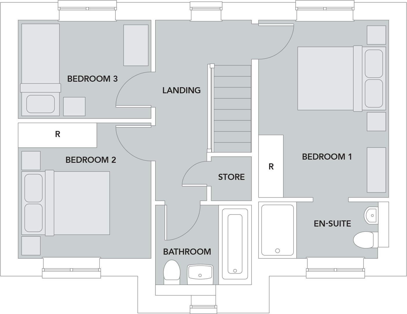 The Derwent at Towerburn View, Alnwick floorplan