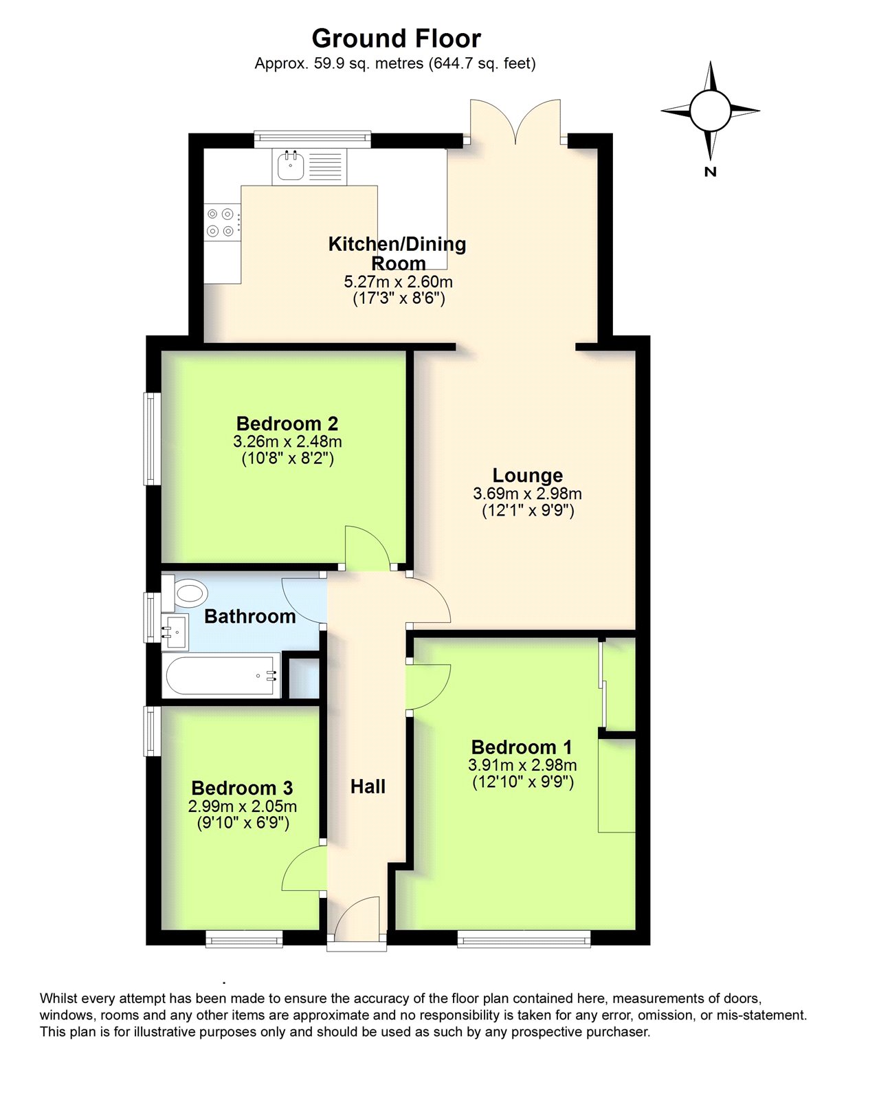 Howard Road, Sompting, West Sussex BN15, 3 bedroom bungalow for sale