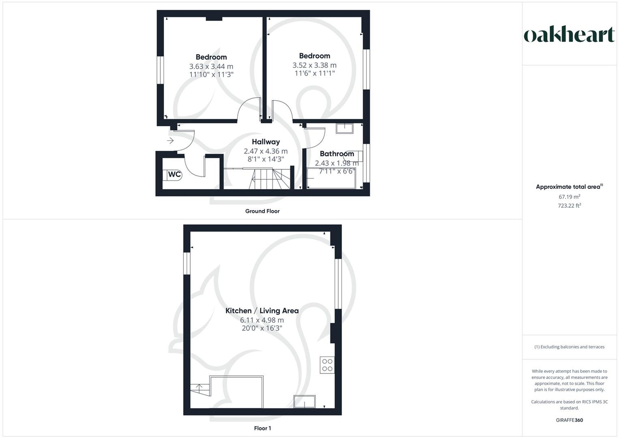 2 Old Foundry Hall Street, Sudbury floorplan