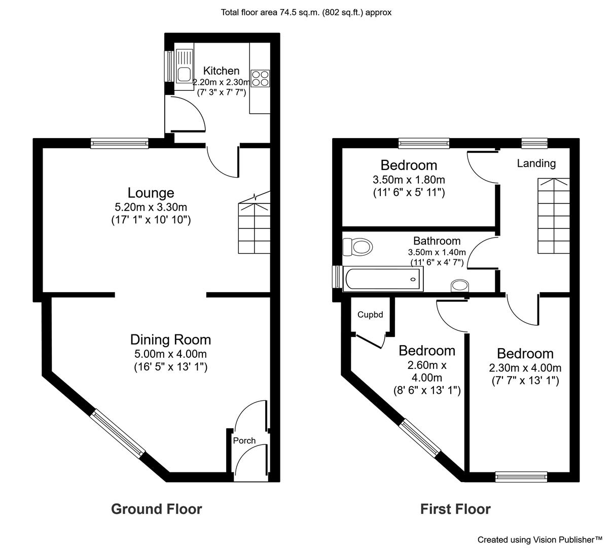 38, Angle Street, Bolton floorplan