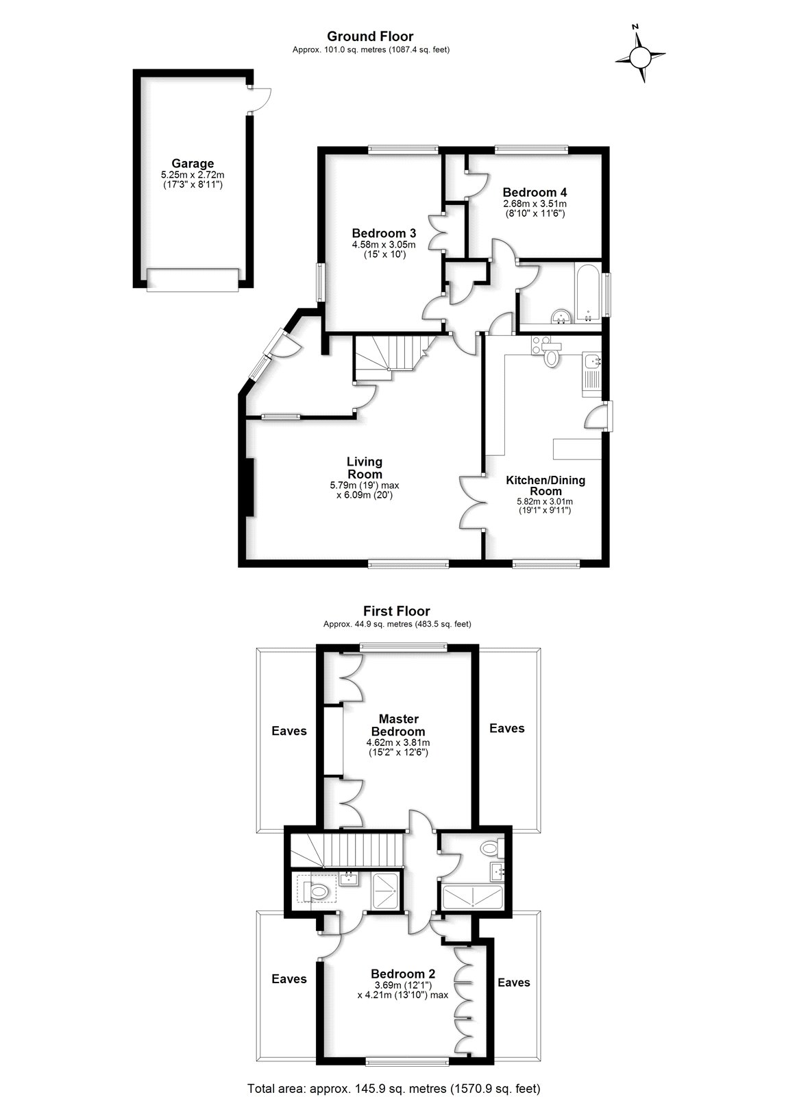 4 Bedrooms Detached bungalow for sale in Church Road, Watford, Hertfordshire WD17