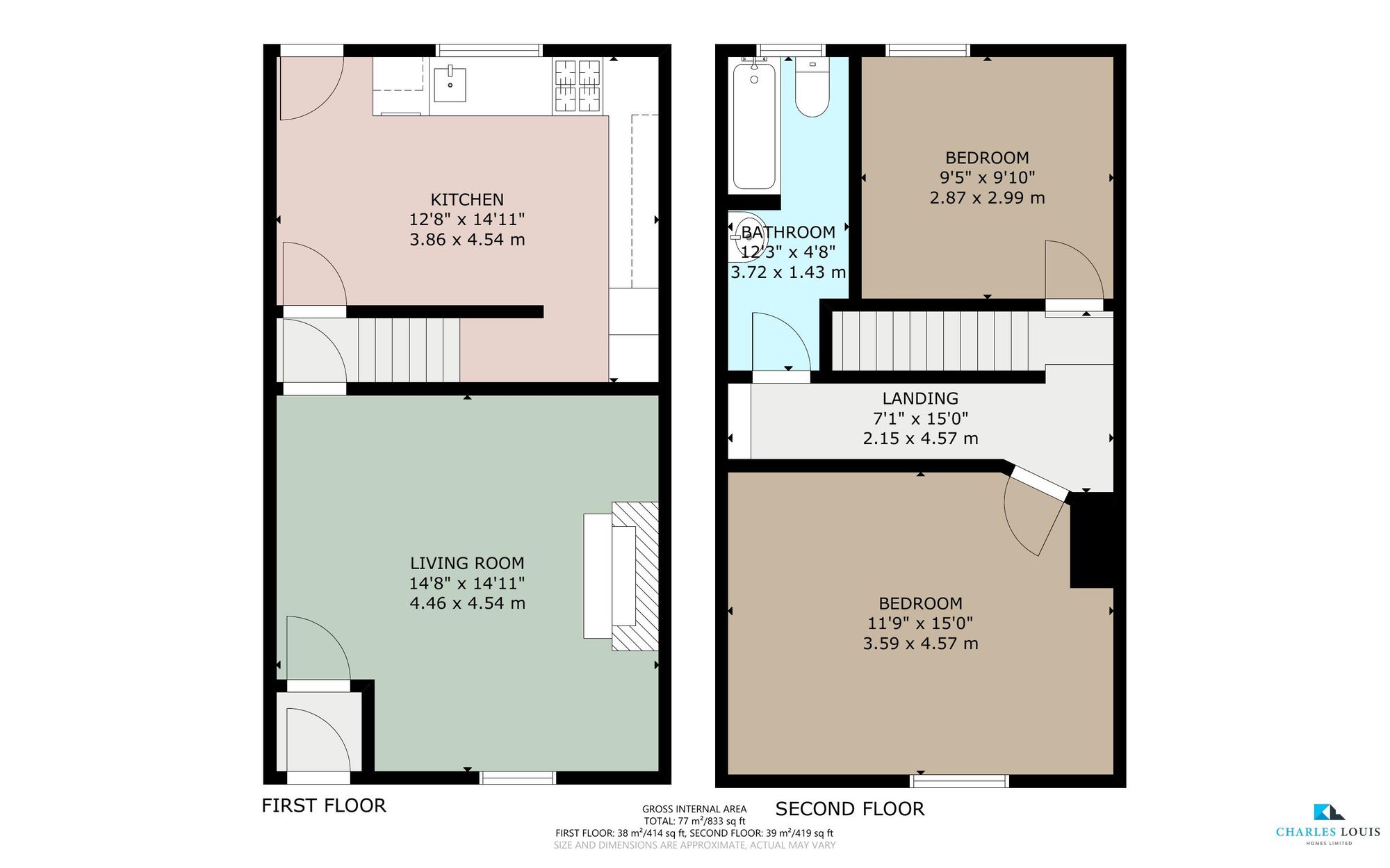 86 Peel Brow, Bury floorplan