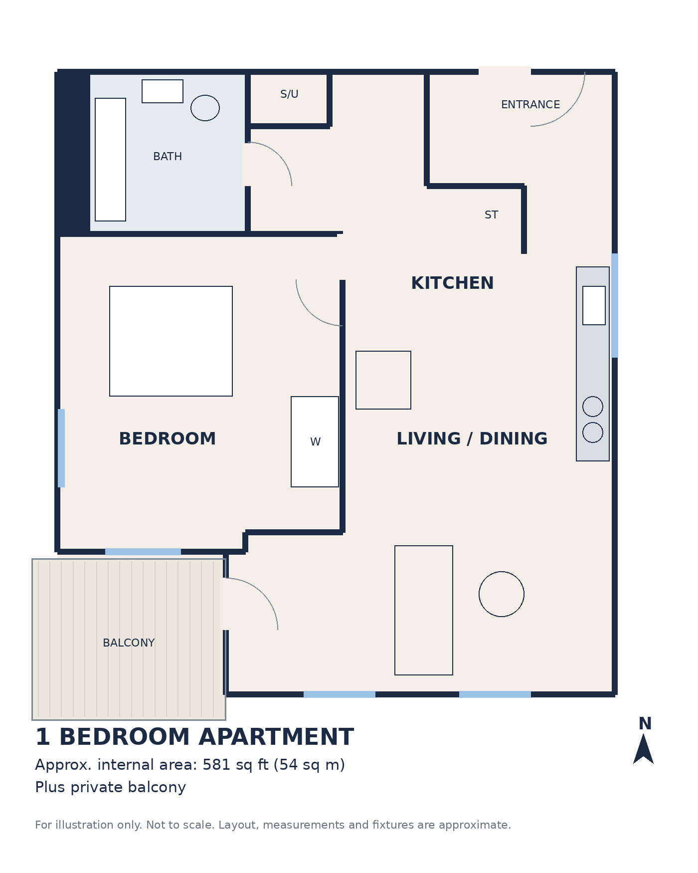 Marsh Wall, London floorplan