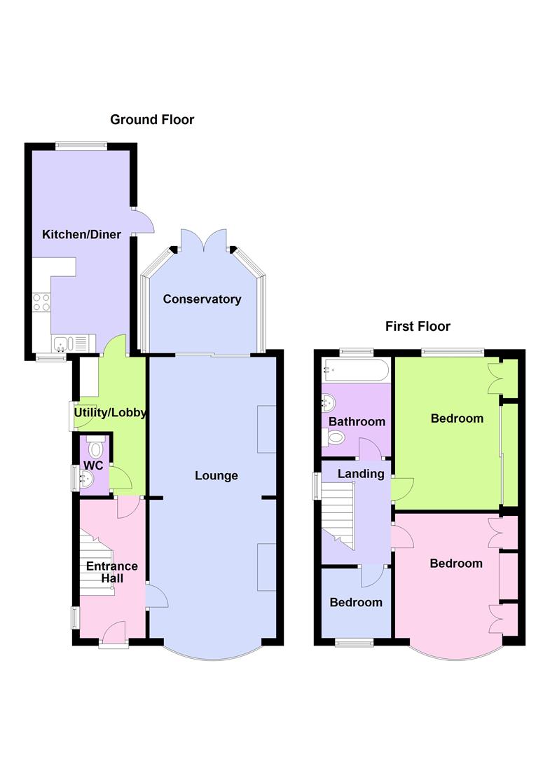 Broom Leys Road, Coalville, Leicestershire LE67, 3 bedroom detached