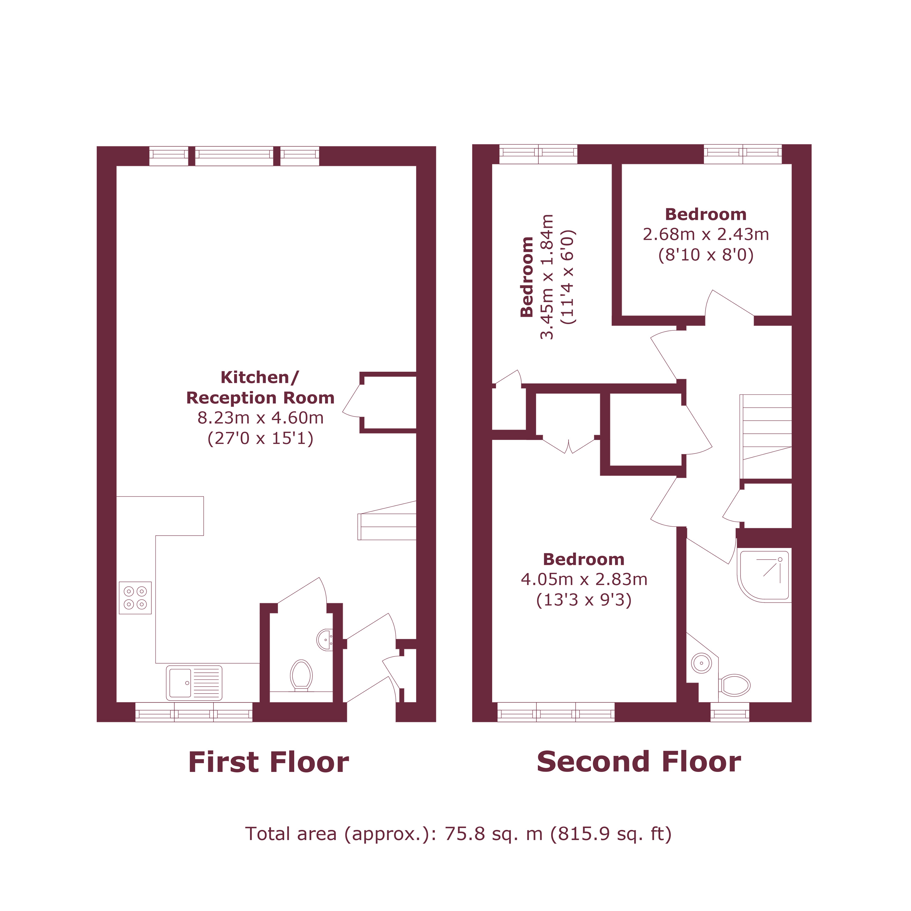 Clarence Road, London floorplan