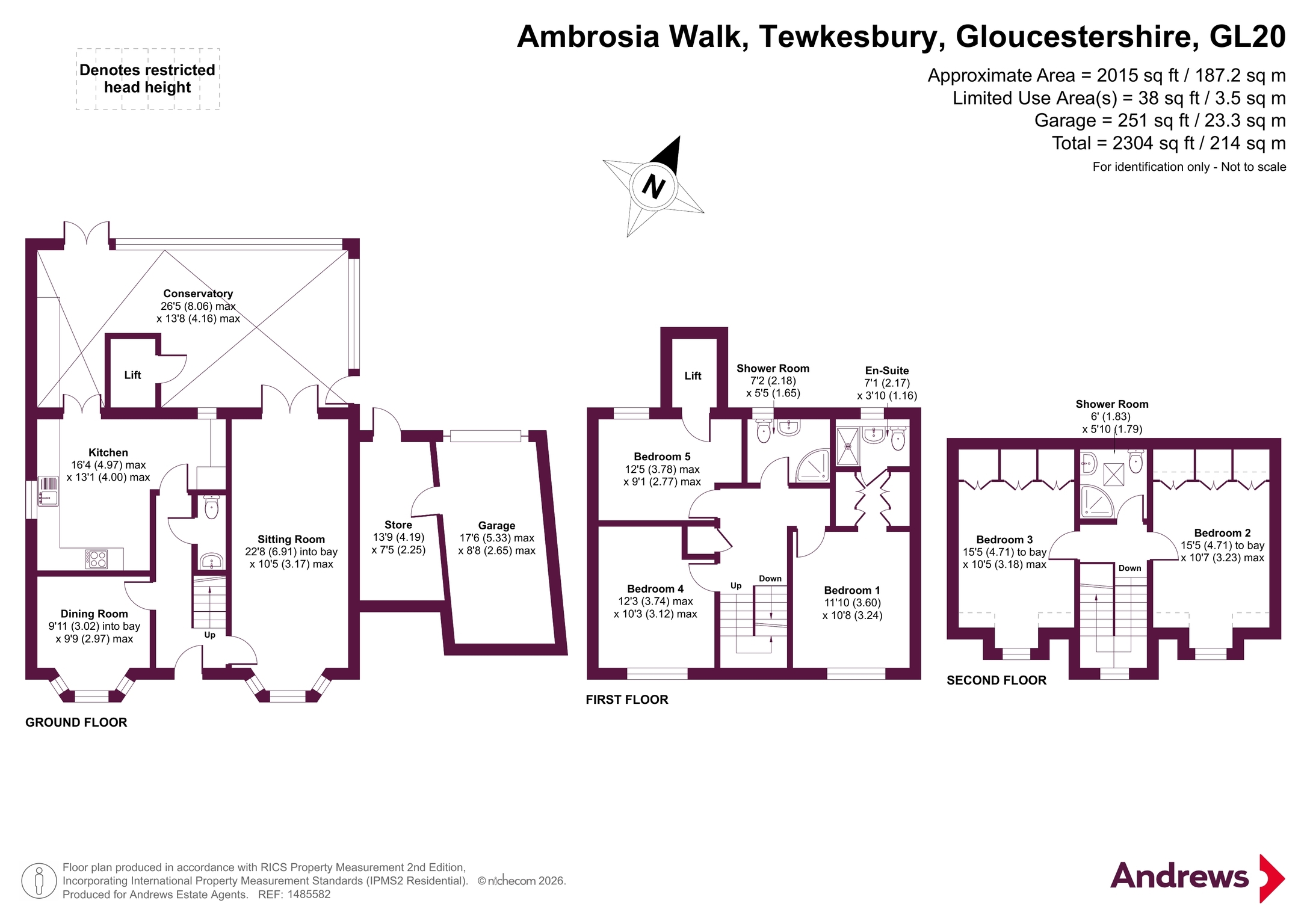 15, Ambrosia Walk, Gloucestershire floorplan