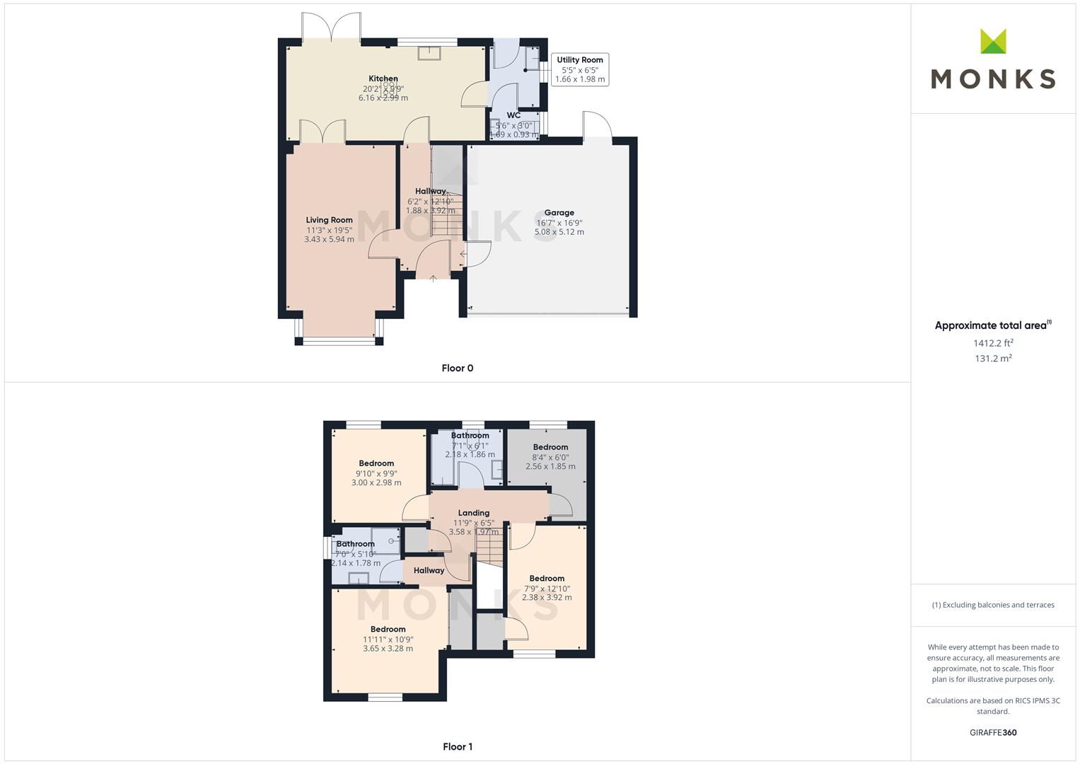 3, Hornbeam Close, Oswestry floorplan