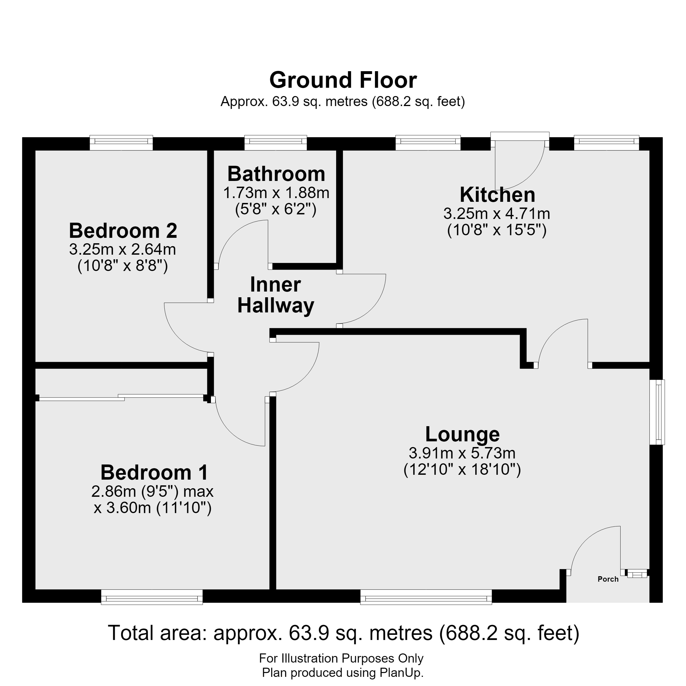 13a, Wright Street, Newark floorplan