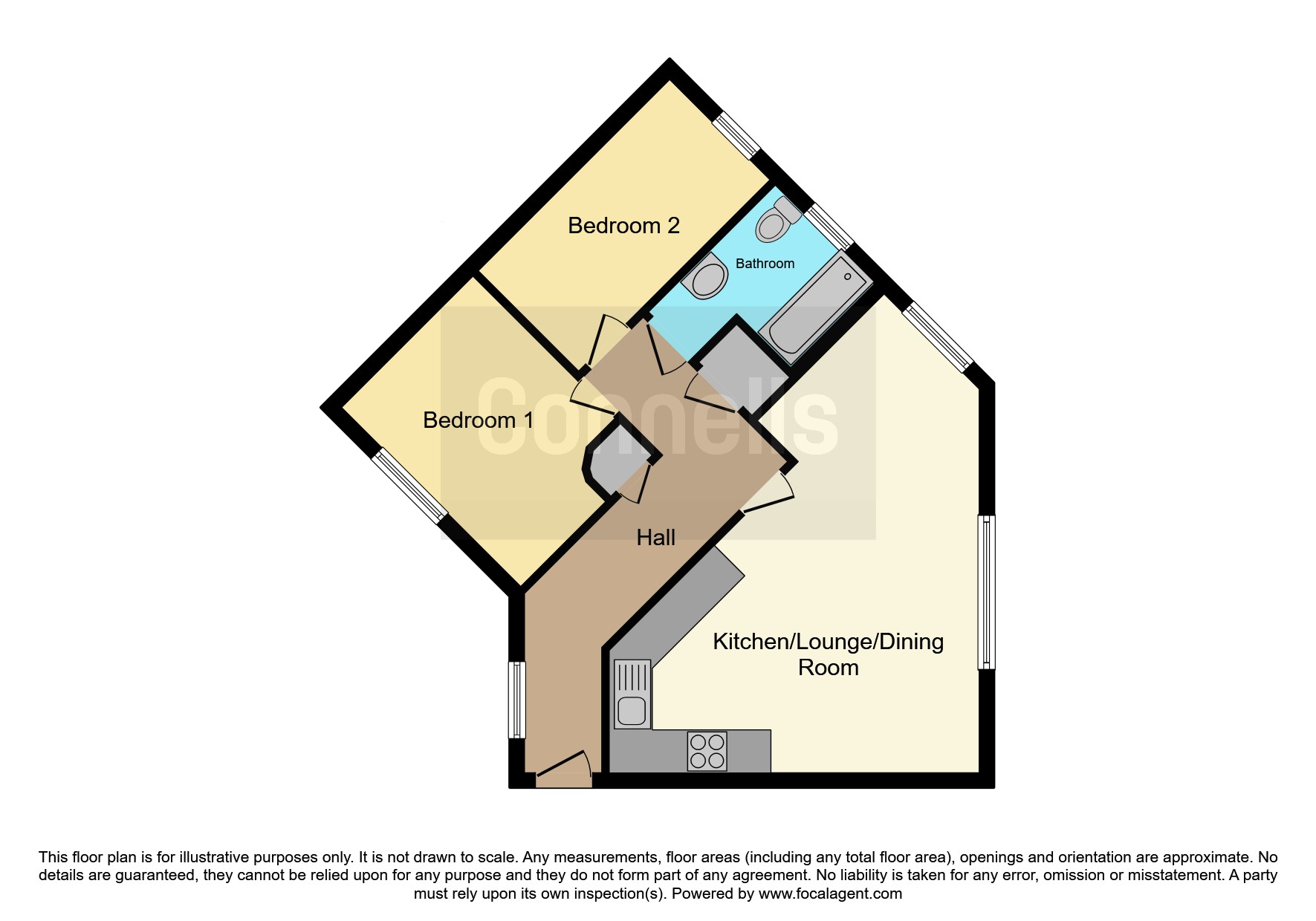 63, Purcell Road, Wolverhampton floorplan