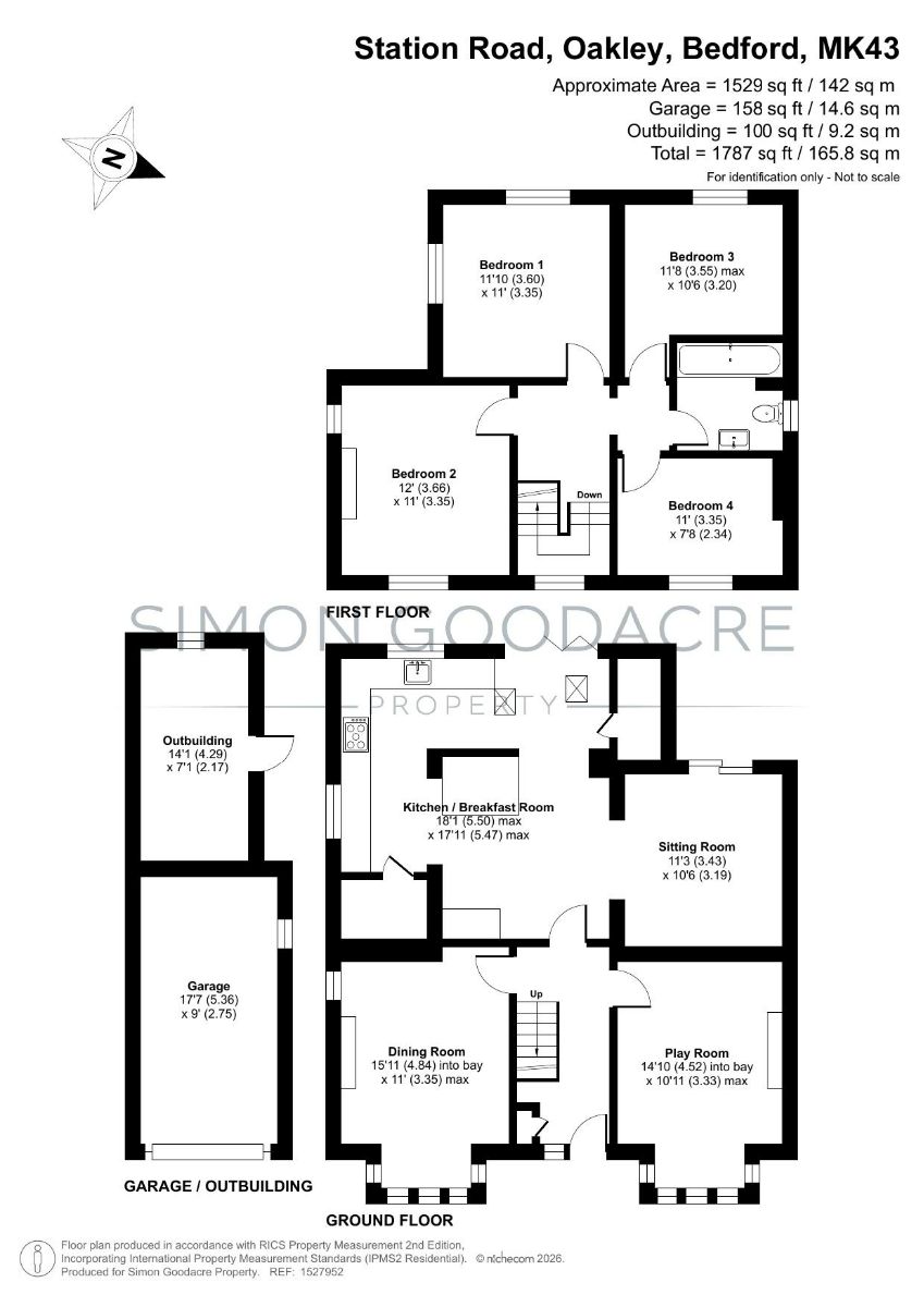 94 Station Road, Bedford floorplan