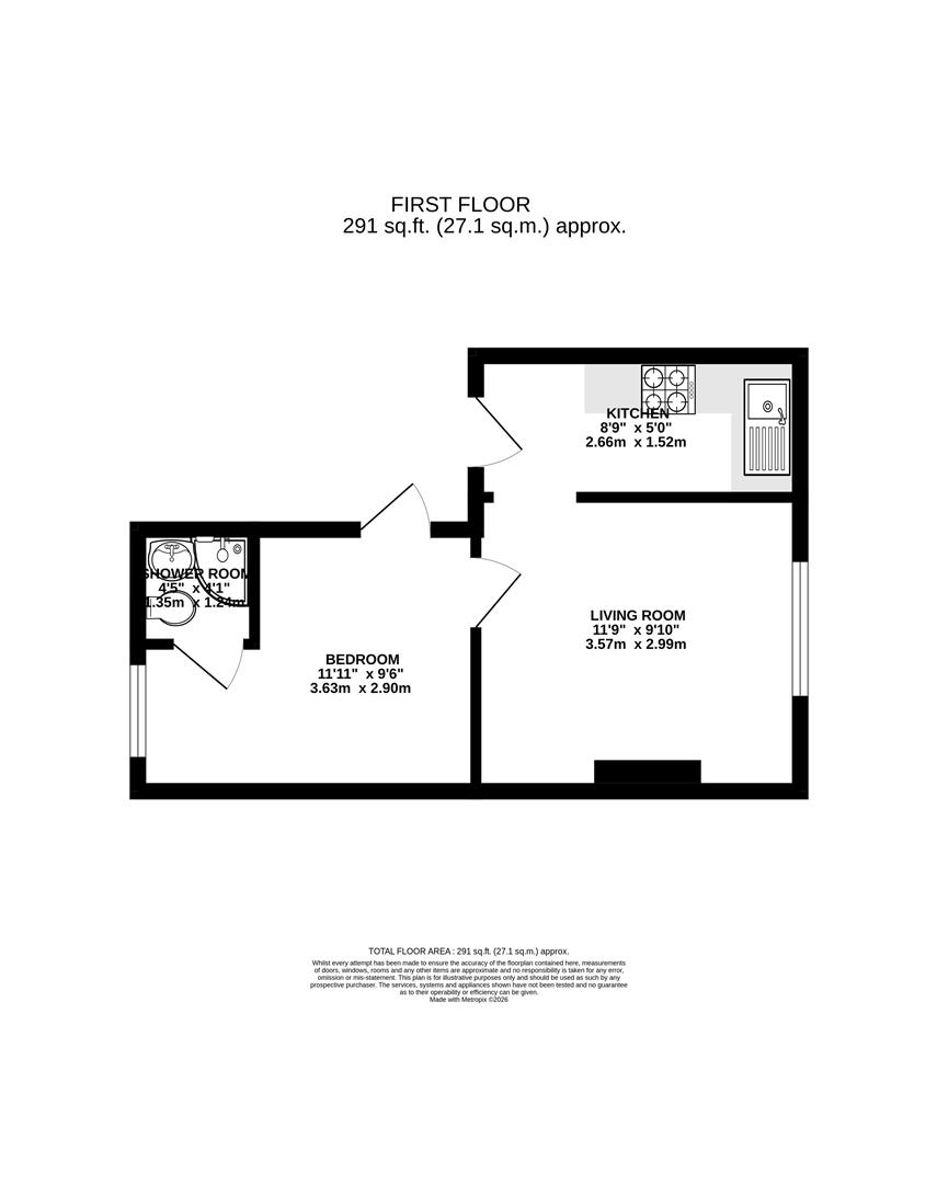 Flat 6, 66, Prospect Street, Reading floorplan