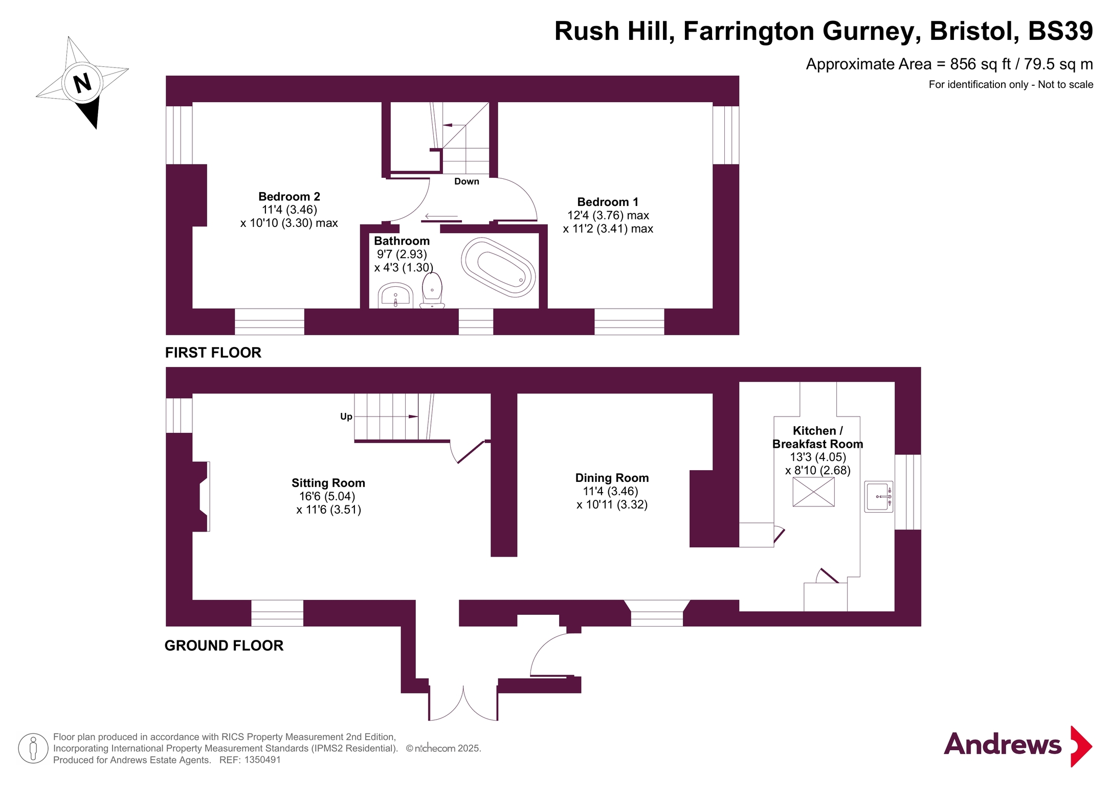 1, Rush Hill, Bristol floorplan