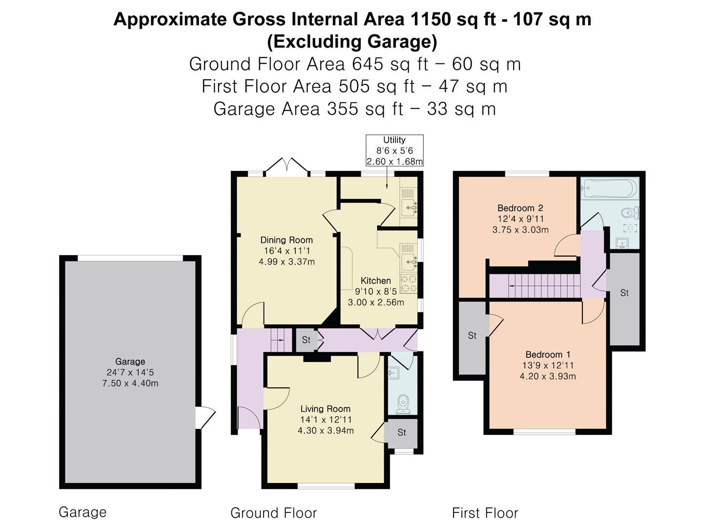 273, Ware Road, Hertford floorplan