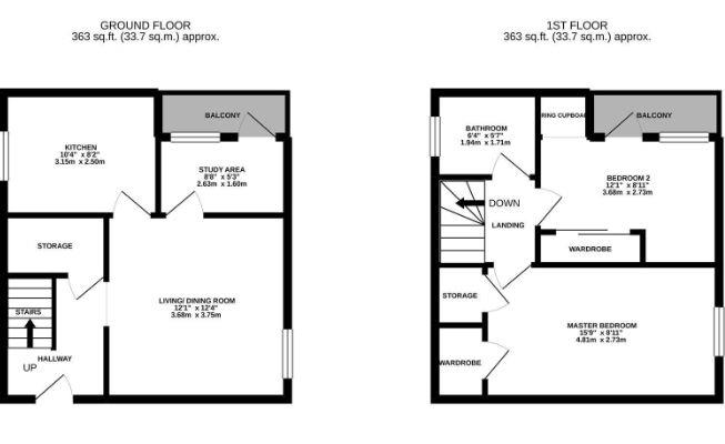 53, Shire Road, Corby floorplan