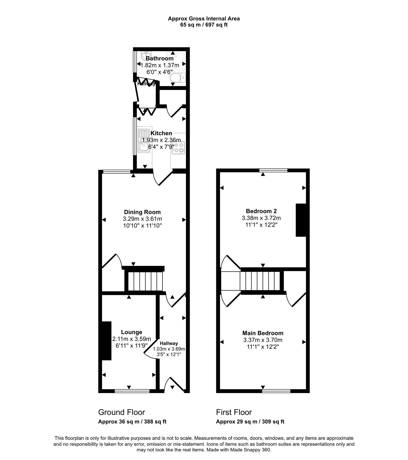 34 Cash's Lane, 34 Cash's Lane, Coventry floorplan