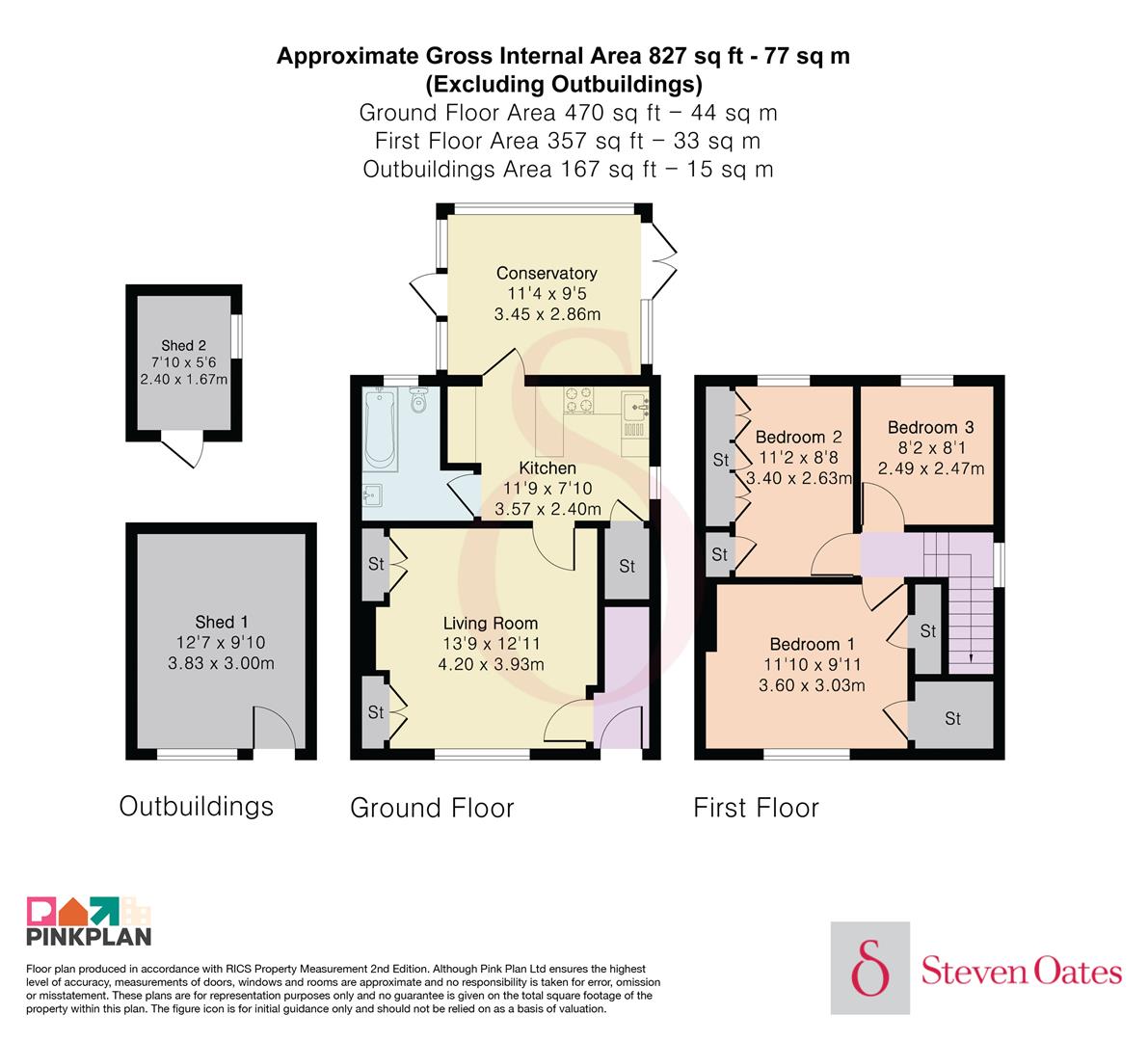 19, Glebe Cottages, Hatfield floorplan