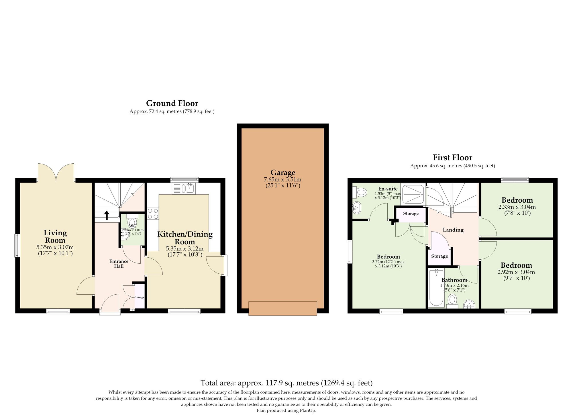 2 Poppy Way, Eye floorplan