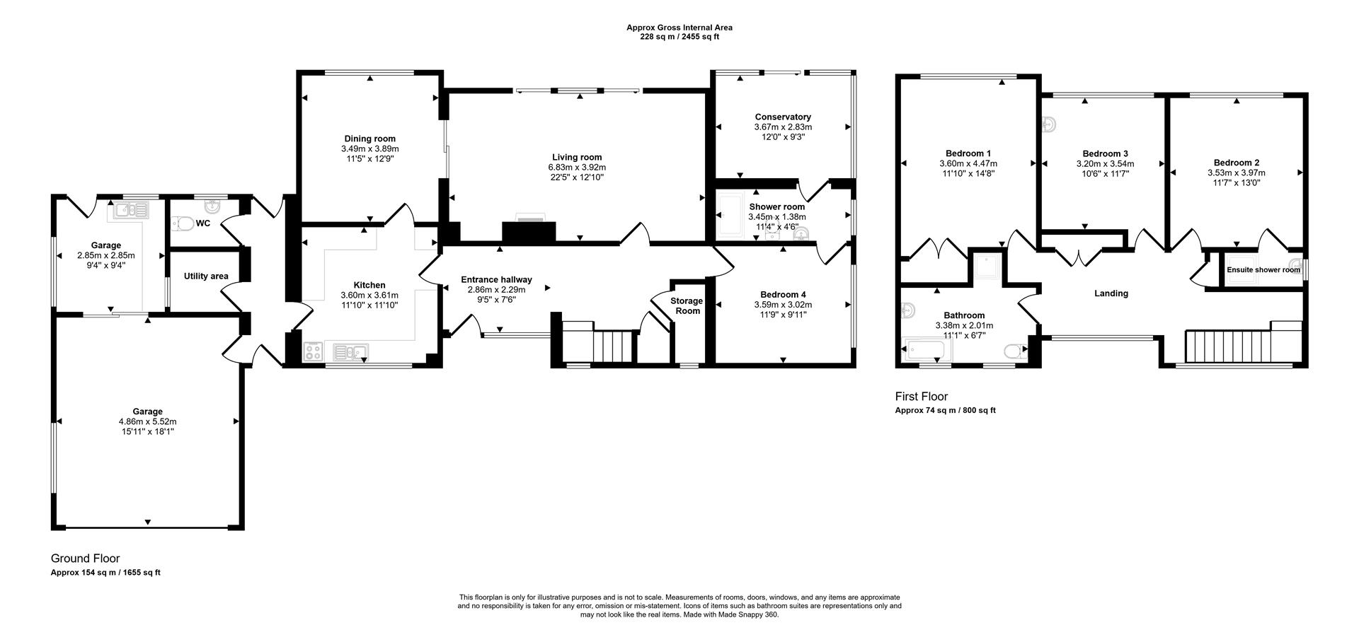 Estover, Brynhafod, Cardigan floorplan