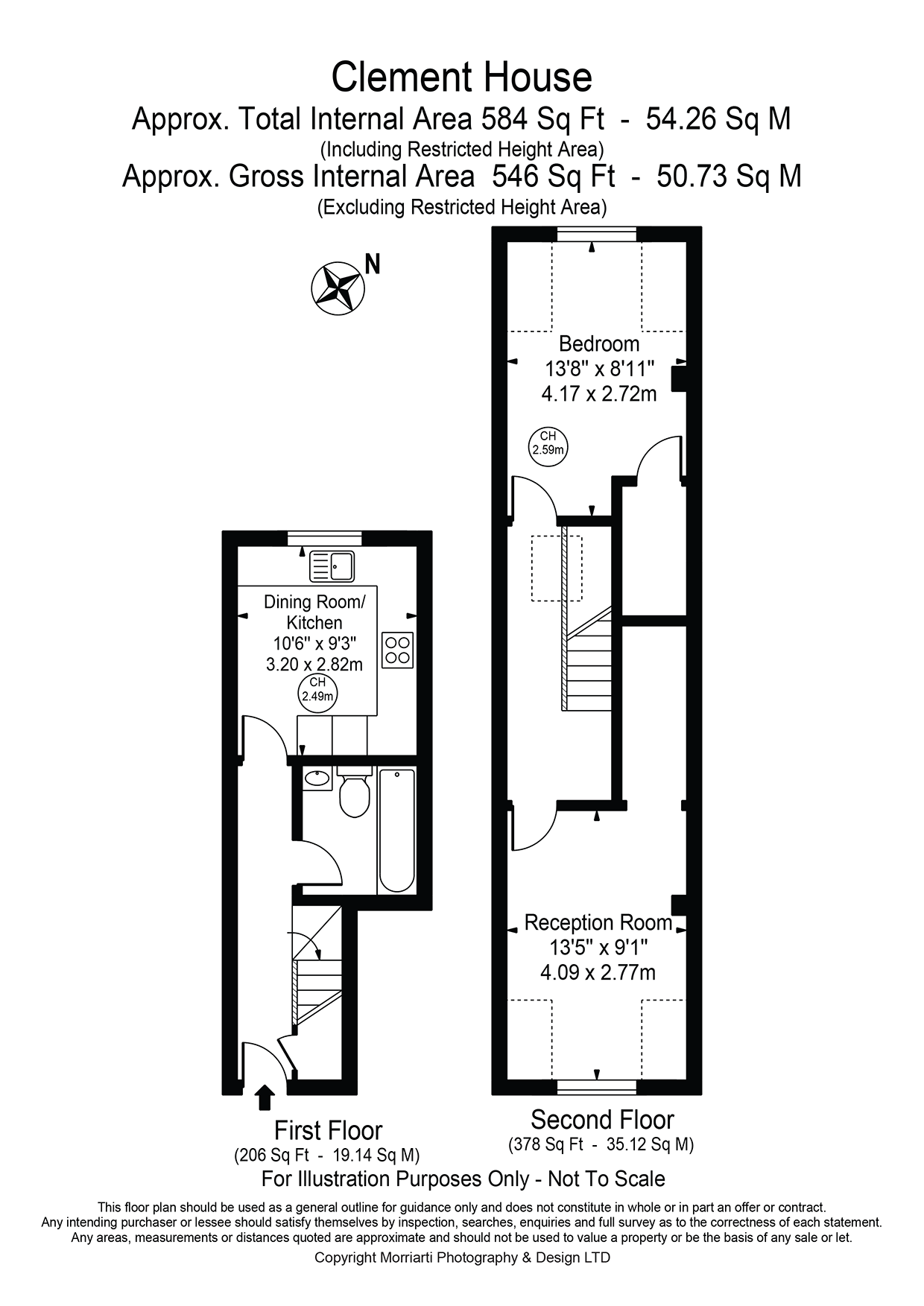 20, Clement House, London floorplan