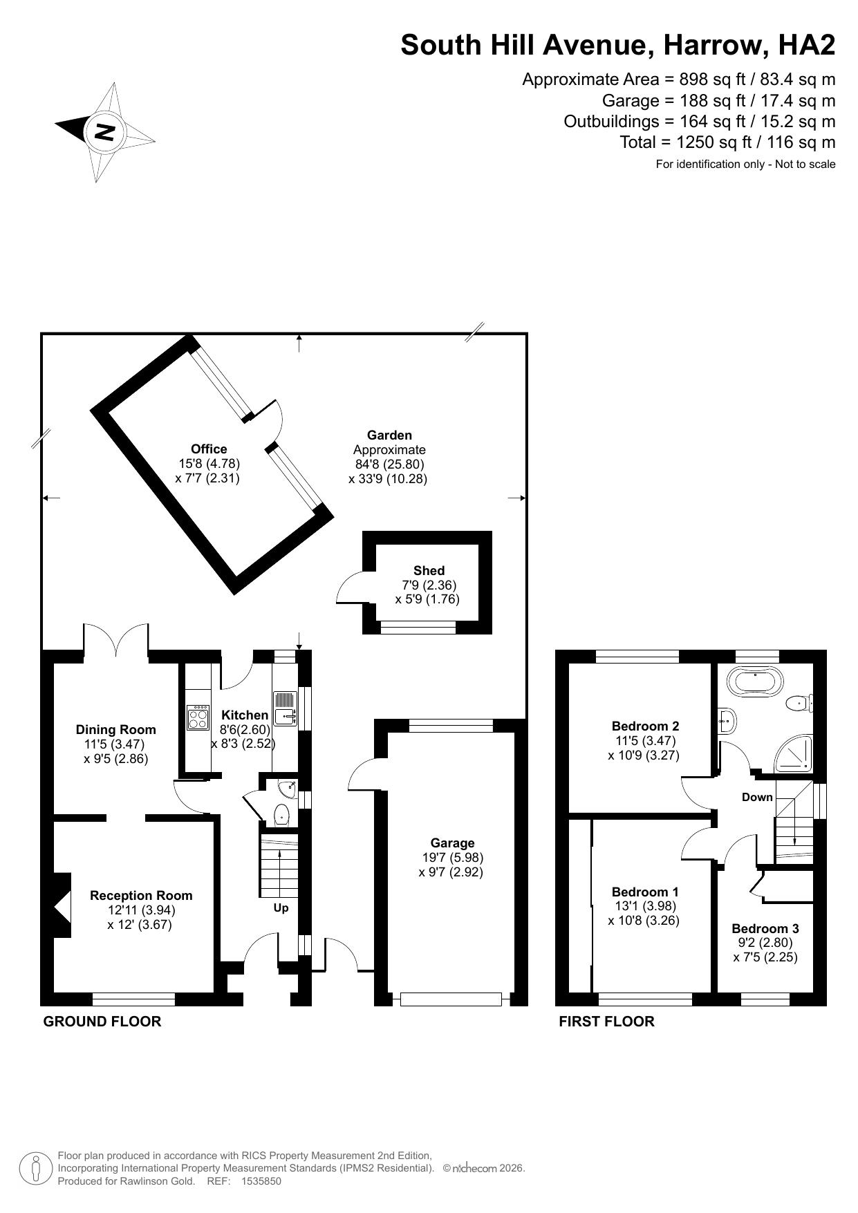 South Hill Avenue, South Harrow floorplan