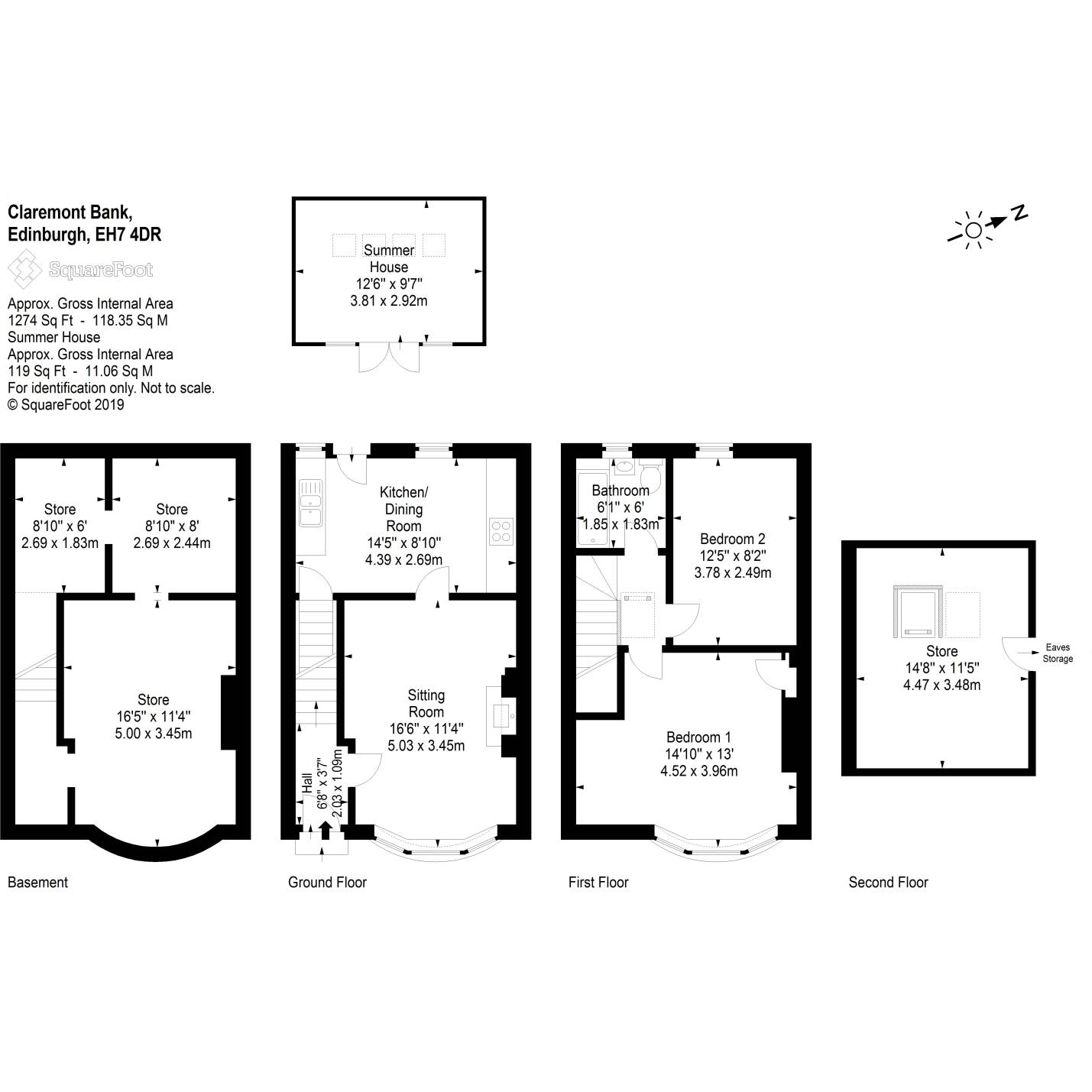 2 Bedrooms Terraced house for sale in 21 Claremont Bank, Bellevue EH7