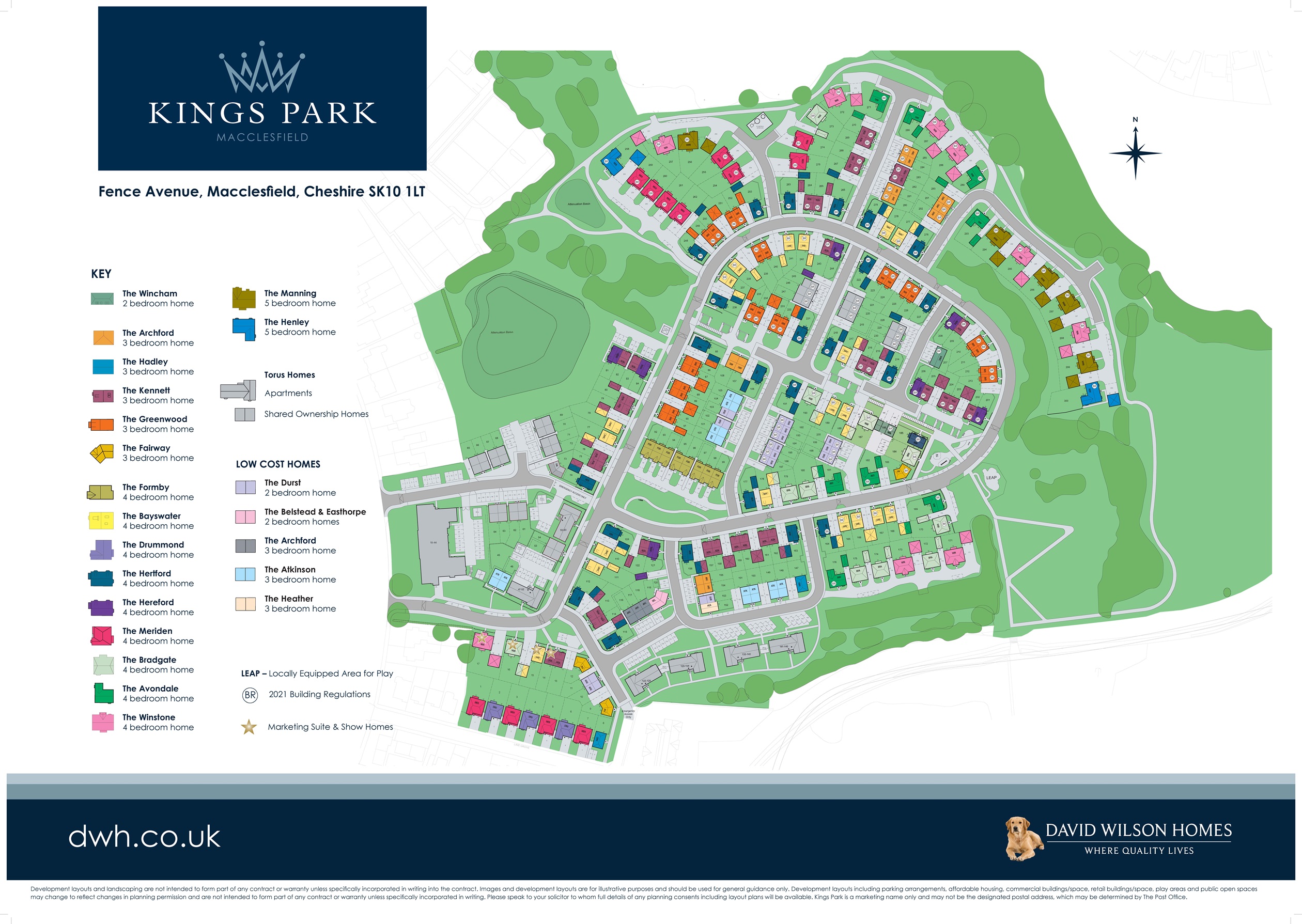 "Formby" at Fence Avenue, Macclesfield SK10, 4 bedroom end terrace