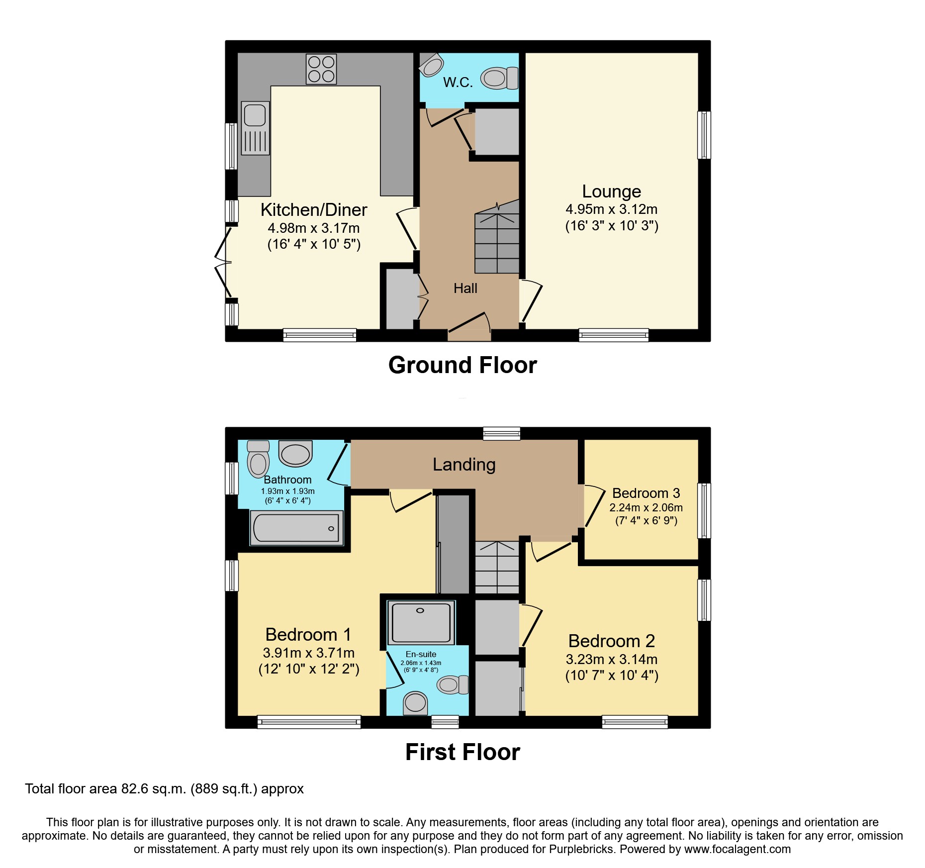 11, Haleforest Grove, Liverpool floorplan