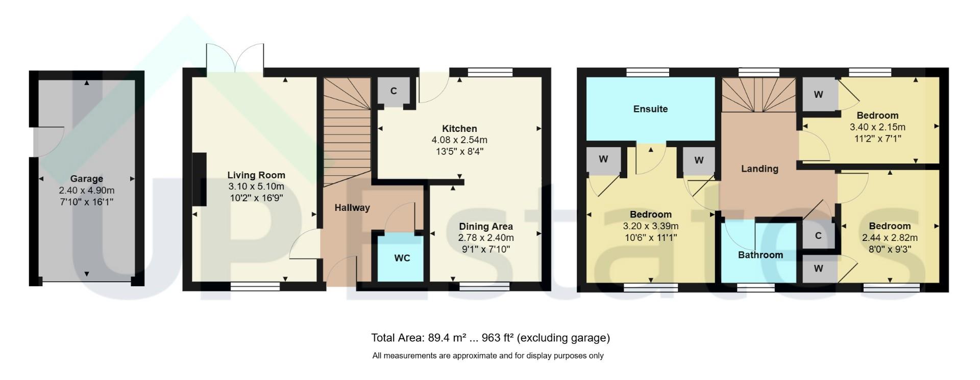 3, Clarkson Close, Nuneaton floorplan
