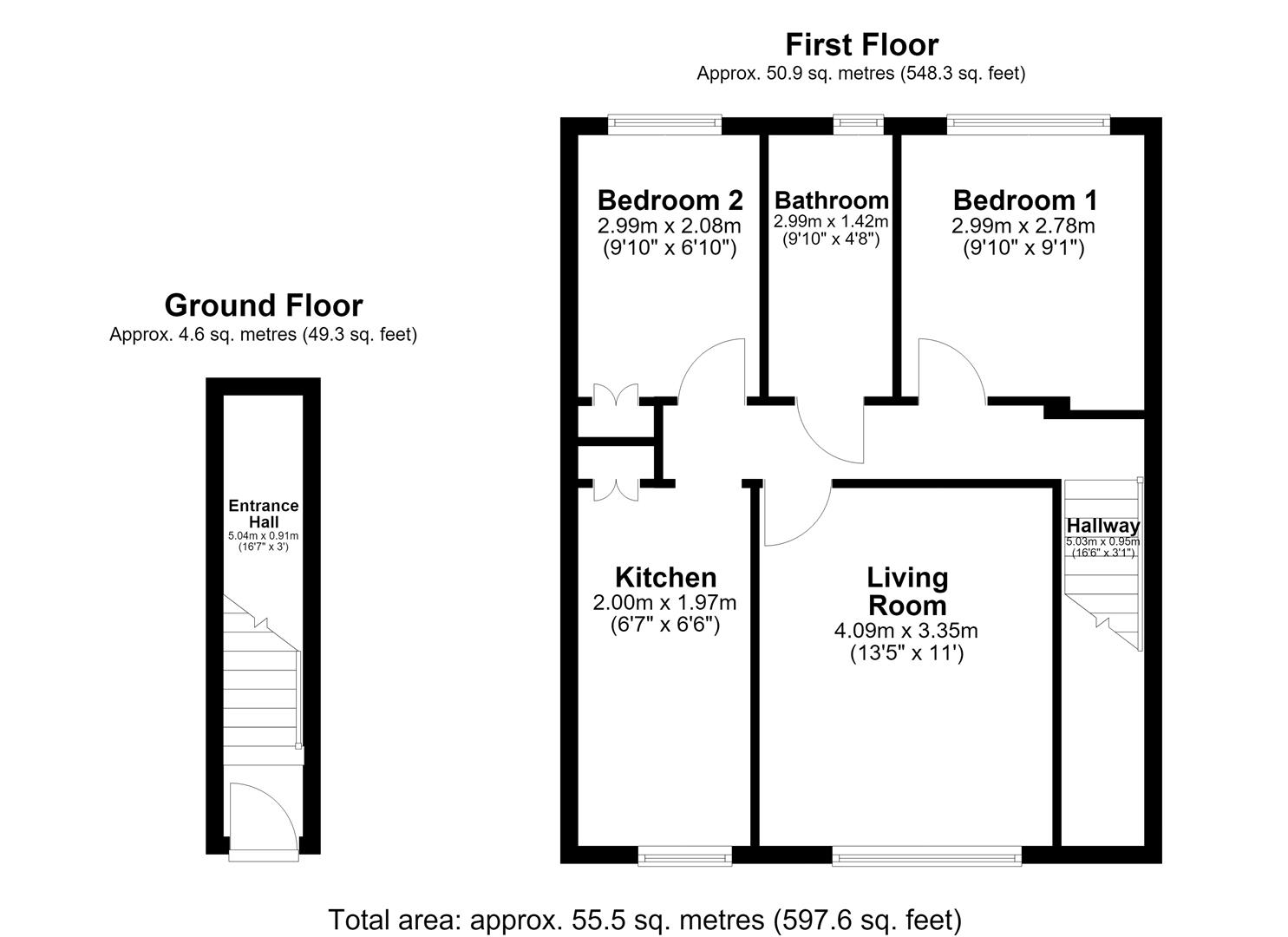 28, Pilsdon Close, Beaminster floorplan