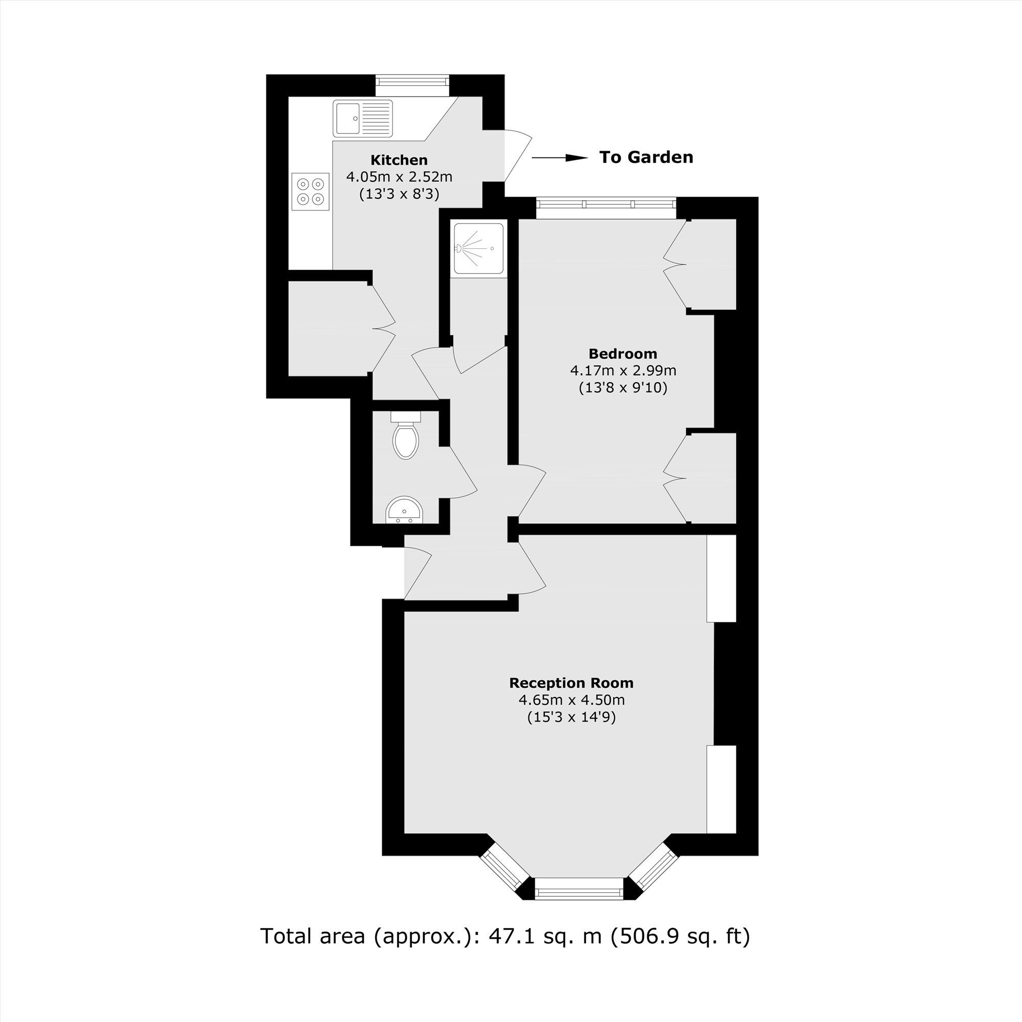 25B, Stanley Road, Teddington floorplan